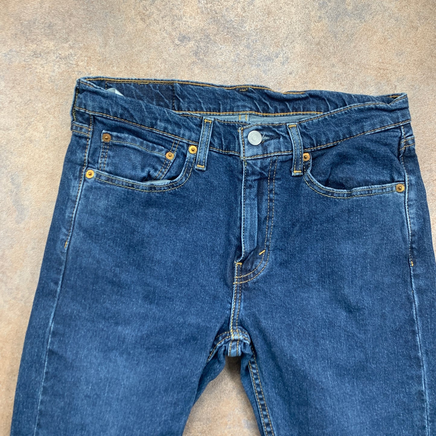 LEVI'S 519 Jeans W32 L29 Mens Skinny Fit Blue