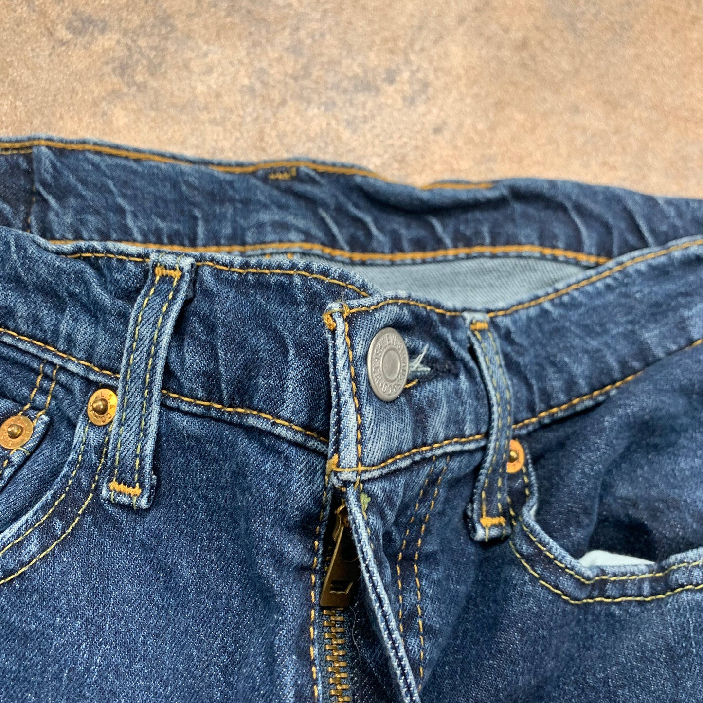 LEVI'S 519 Jeans W32 L29 Mens Skinny Fit Blue