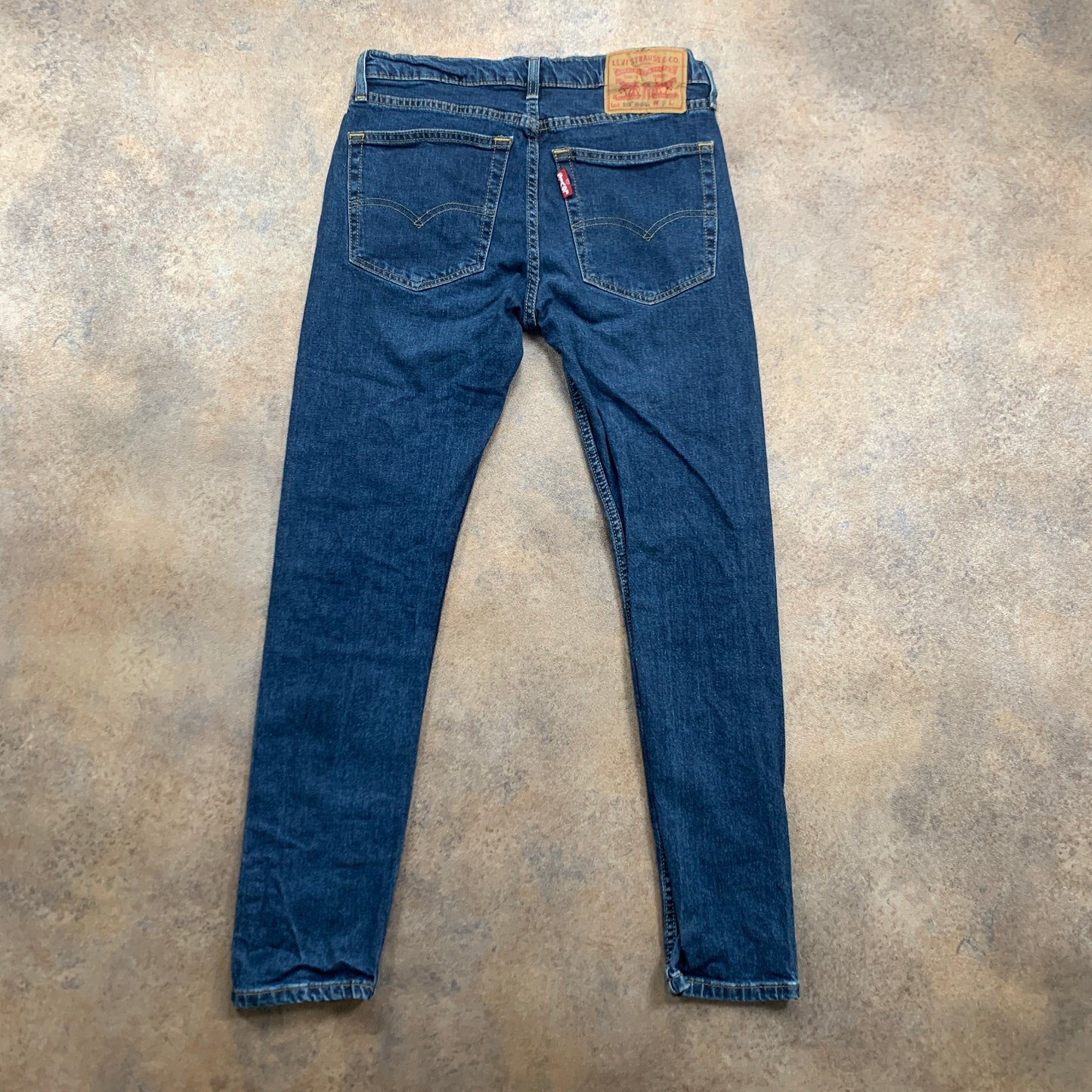 LEVI'S 519 Jeans W32 L29 Mens Skinny Fit Blue