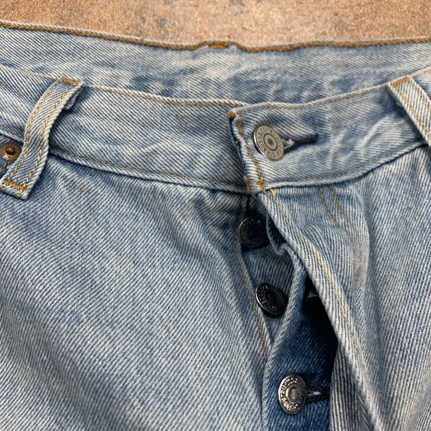 LEVI'S 501 Jeans W34 L23 Mens Regular Fit Straight Blue
