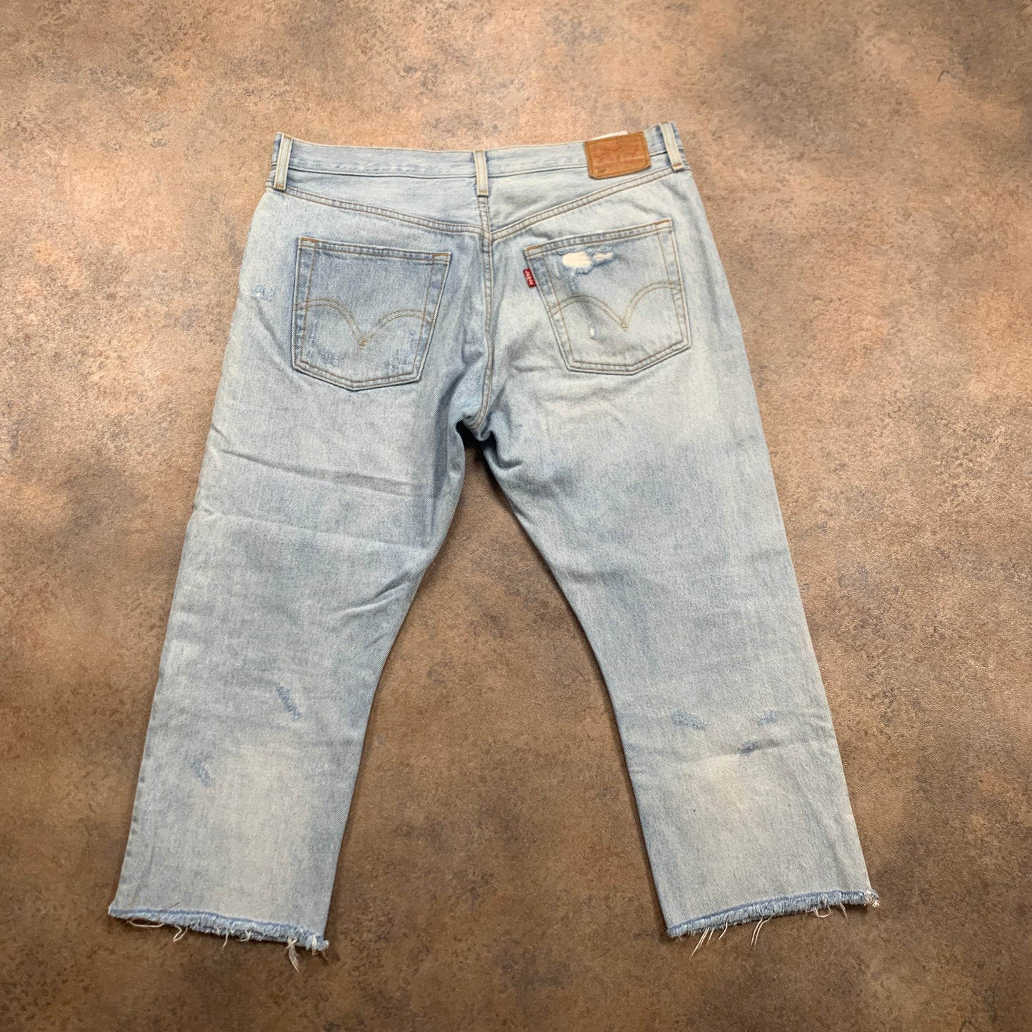 LEVI'S 501 Jeans W34 L23 Mens Regular Fit Straight Blue