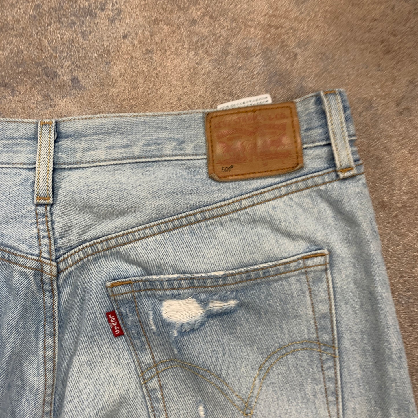 LEVI'S 501 Jeans W34 L23 Mens Regular Fit Straight Blue