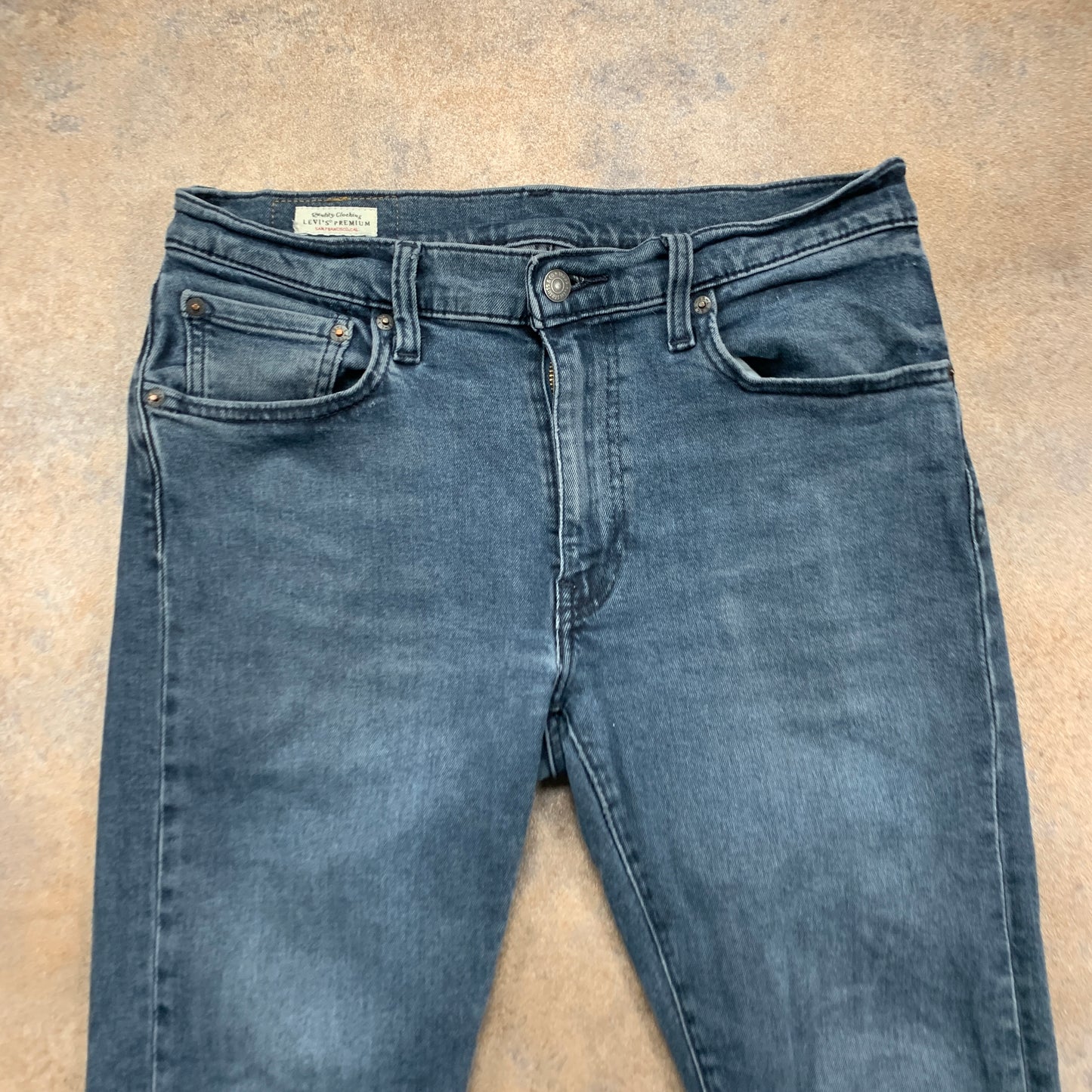 LEVI'S Skinny Tapered Jeans W33 L33 Mens Blue