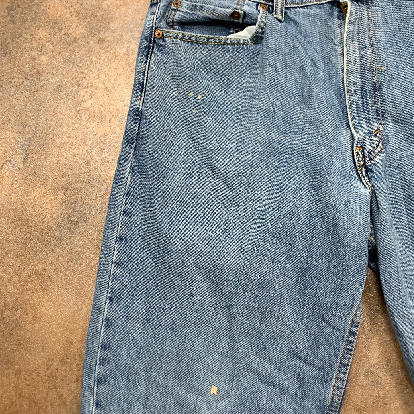 LEVI'S 550 Jeans W38 L29 Mens Relaxed Fit Straight Blue
