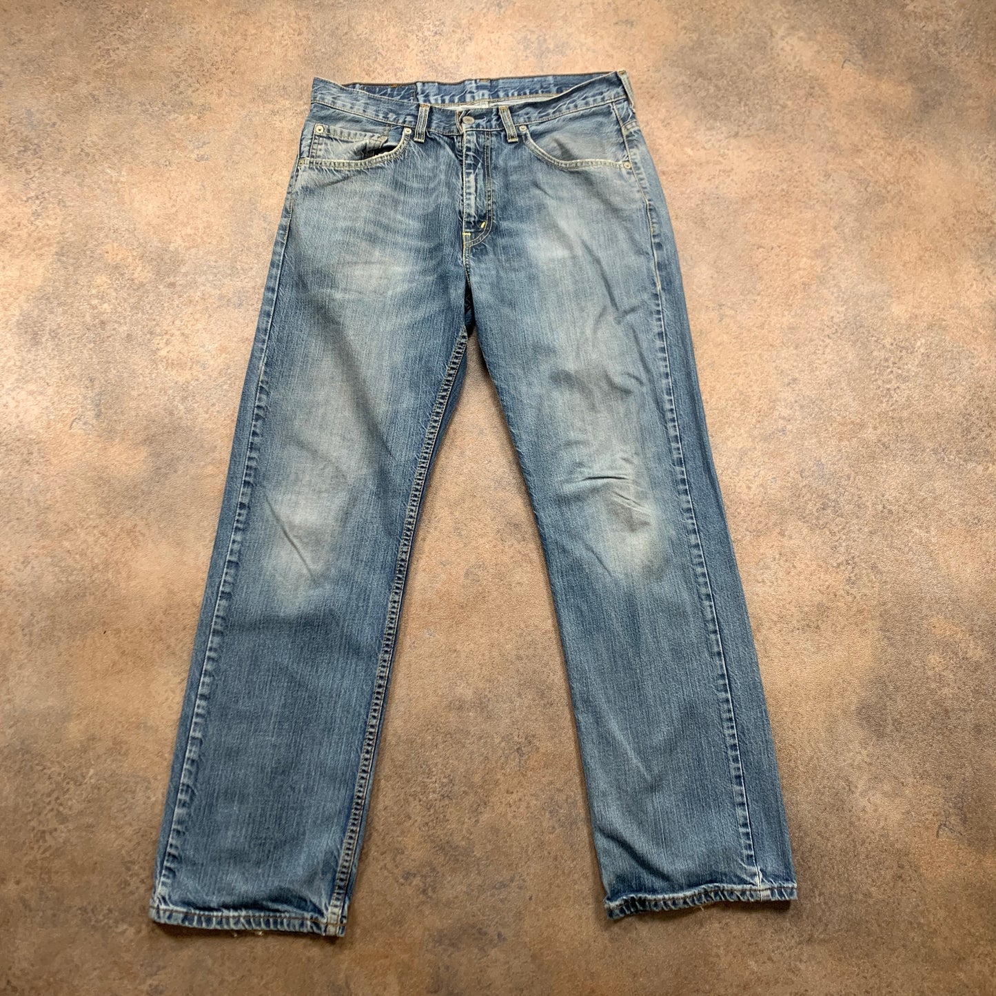 LEVI'S 751 Jeans W34 L31 Mens Regular Fit Straight Blue