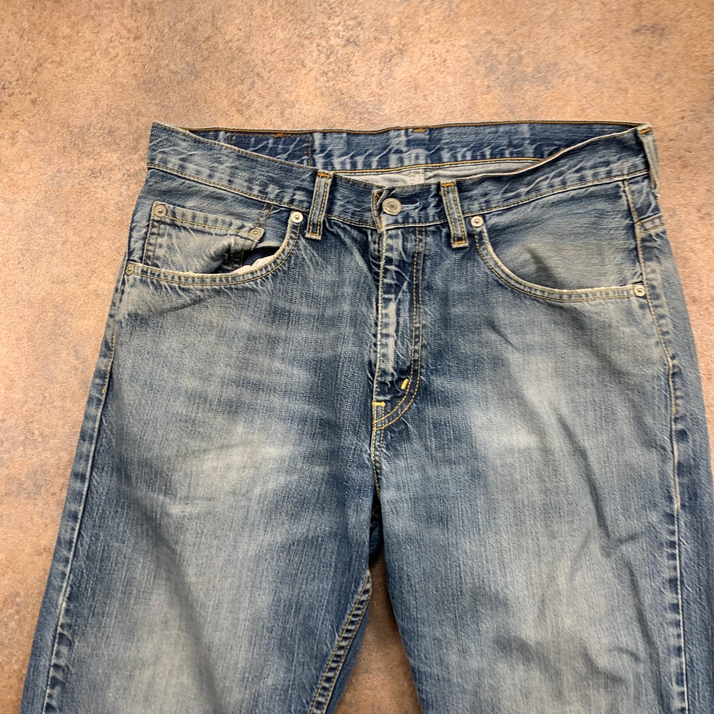 LEVI'S 751 Jeans W34 L31 Mens Regular Fit Straight Blue
