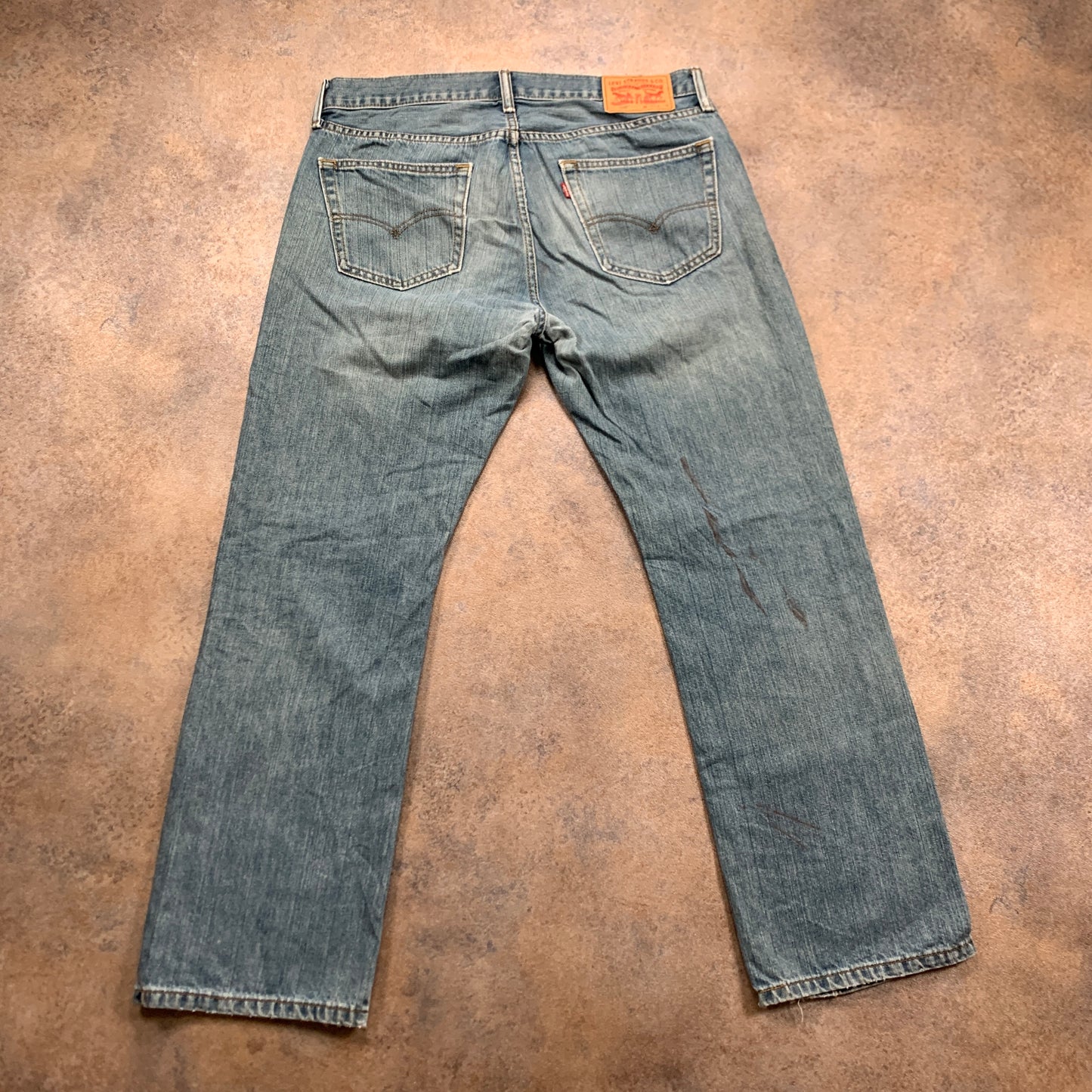 LEVI'S 559 Jeans W34 L30 Mens Regular Fit Straight Blue