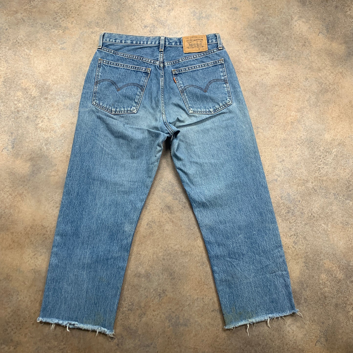 Vintage LEVI'S 615 Jeans W33 L26 Mens Regular Fit Straight Blue 70s