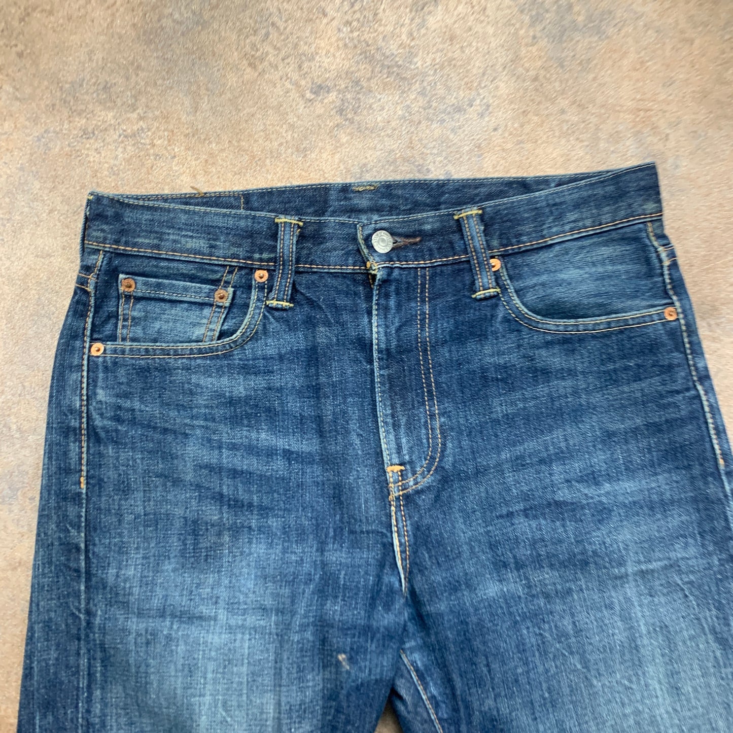 LEVI'S 522 Jeans W30 L31 Mens Slim Fit Tapered Blue