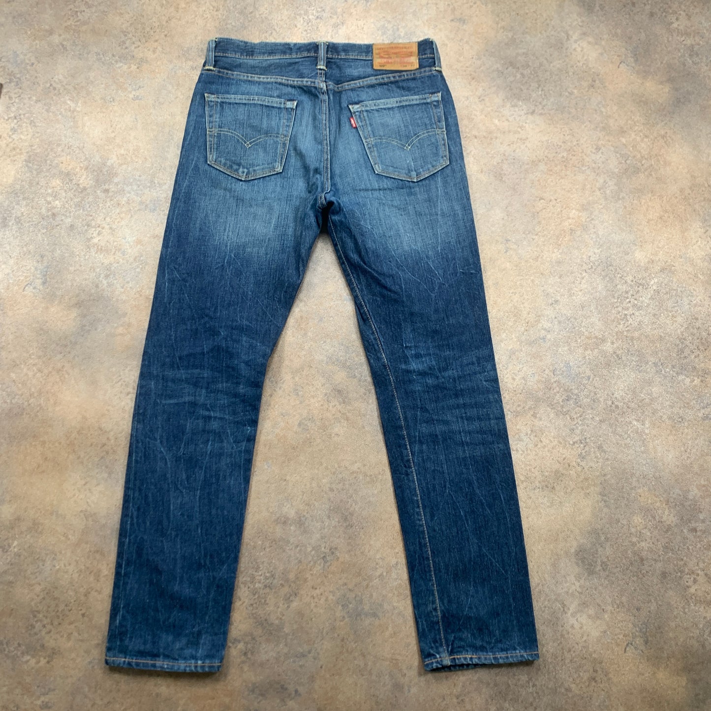 LEVI'S 522 Jeans W30 L31 Mens Slim Fit Tapered Blue