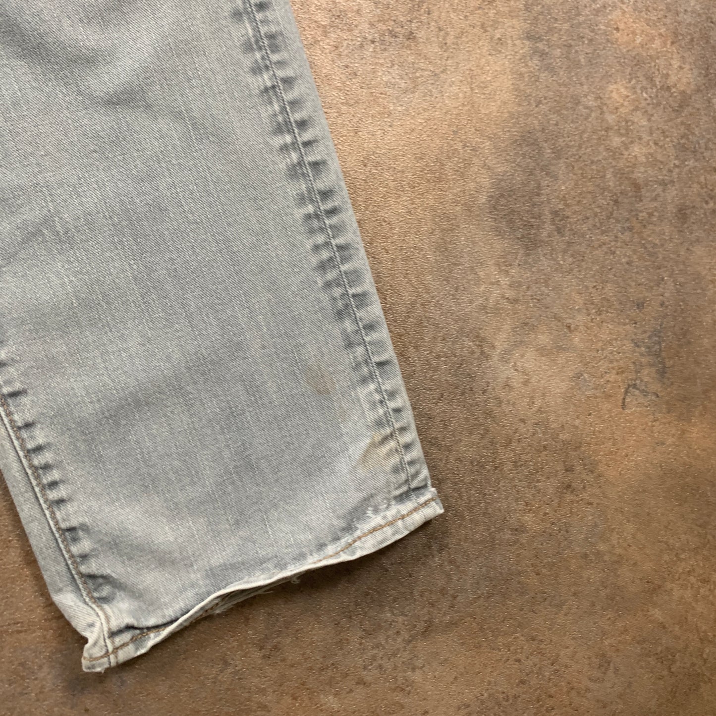 LEVI'S 504 Jeans W34 L29 Mens Regular Fit Straight Grey