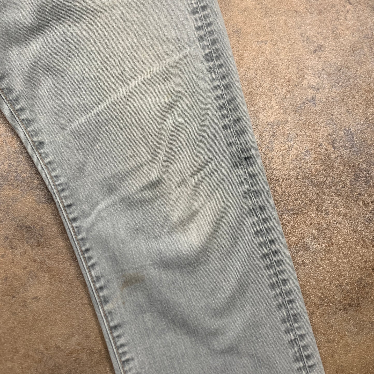 LEVI'S 504 Jeans W34 L29 Mens Regular Fit Straight Grey