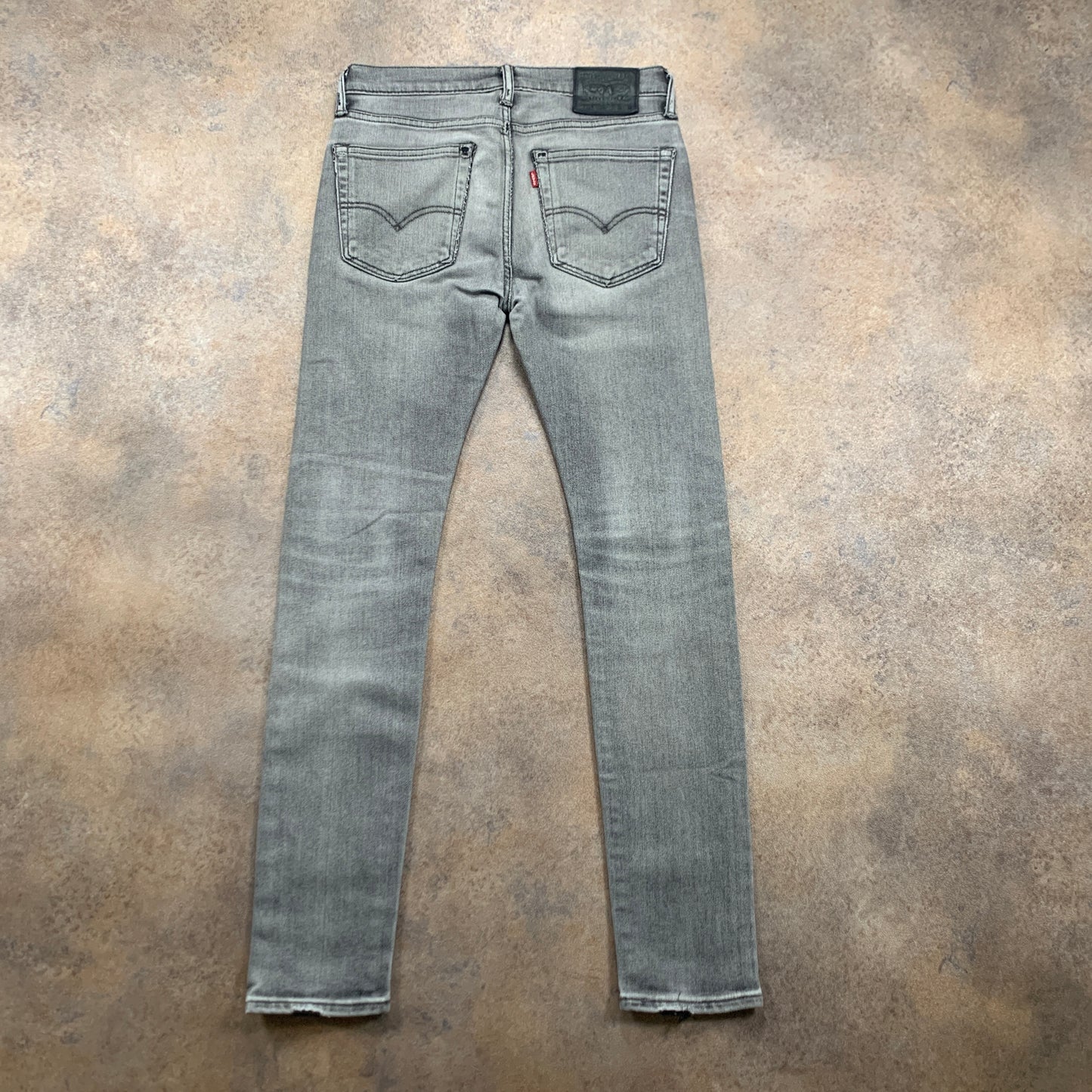 LEVI'S 519 Jeans W30 L31 Mens Skinny Fit Grey