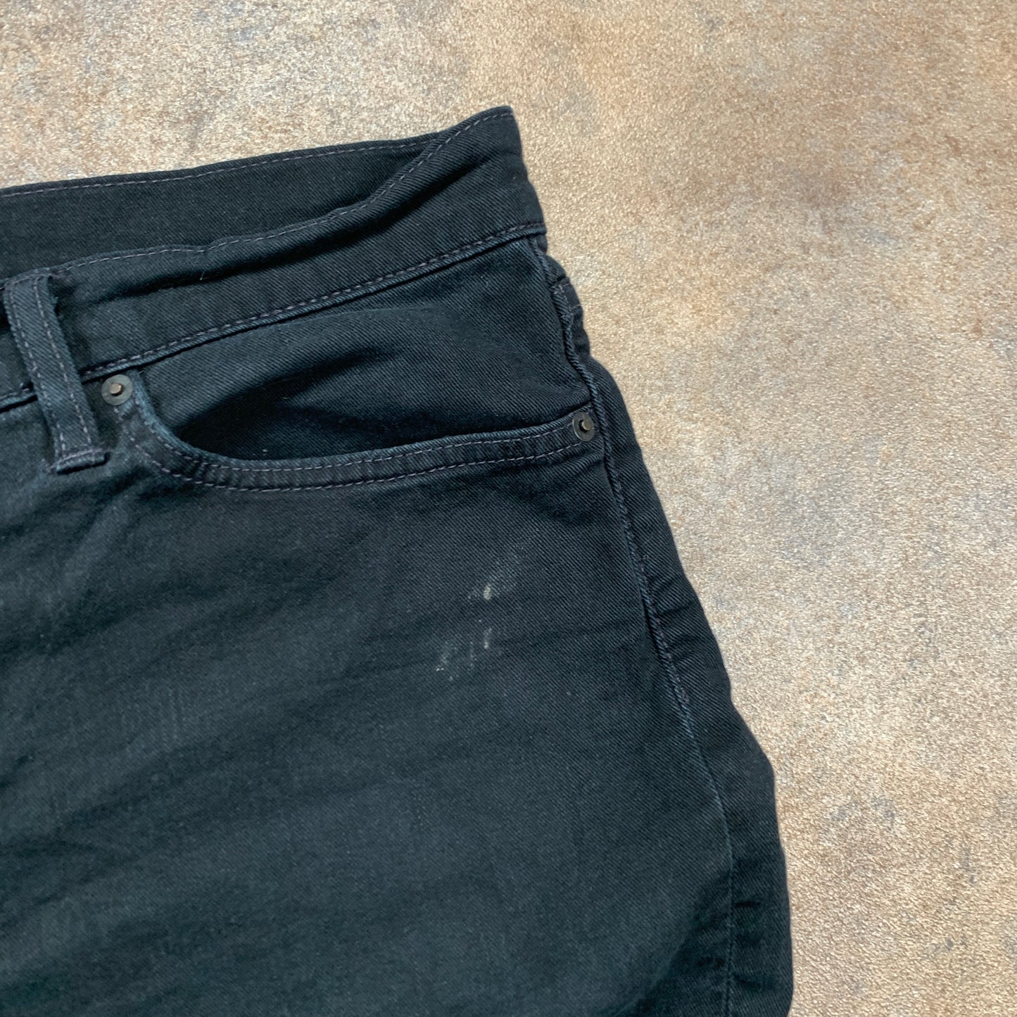 LEVI'S 504 Jeans W35 L27 Mens Regular Fit Straight Black