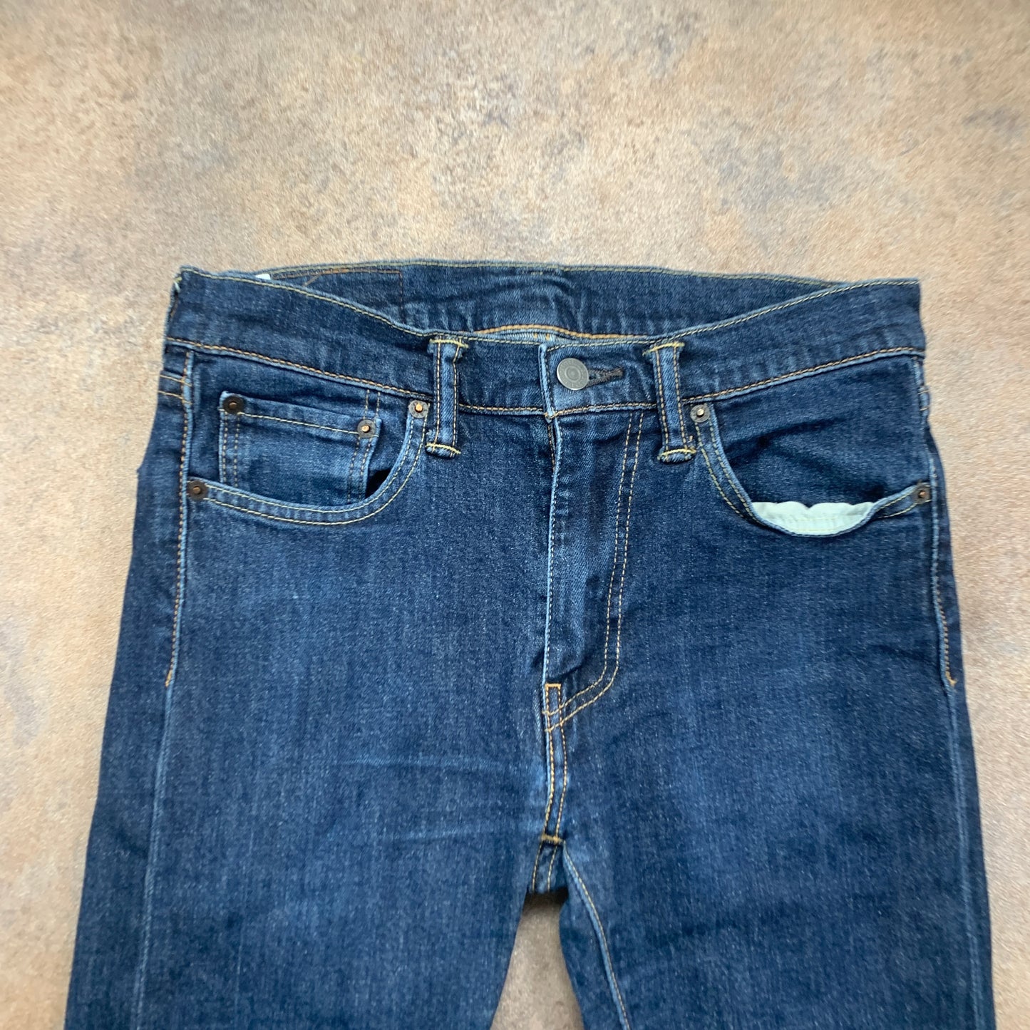 LEVI'S 519 Jeans W30 L28 Mens Skinny Fit Blue