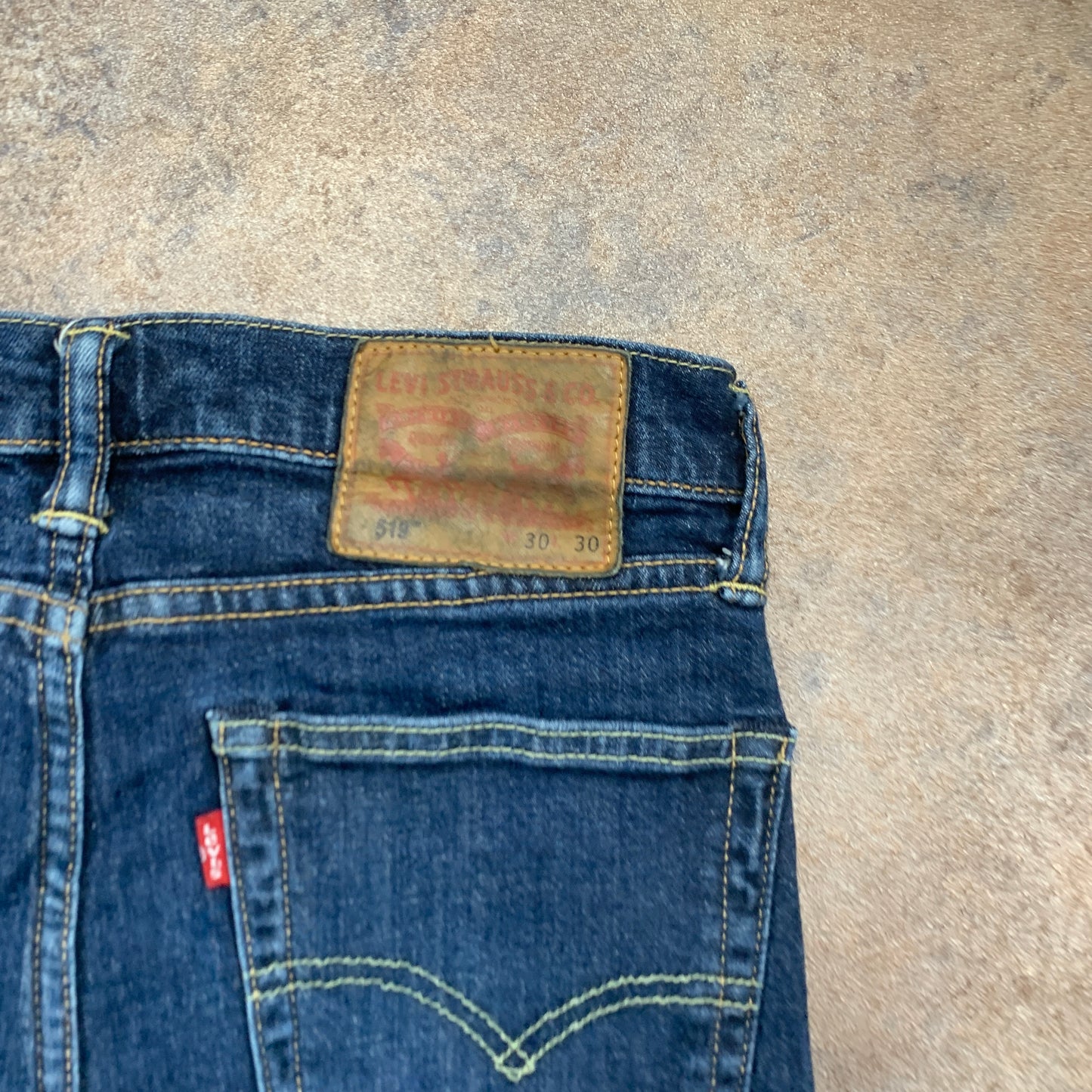 LEVI'S 519 Jeans W30 L28 Mens Skinny Fit Blue