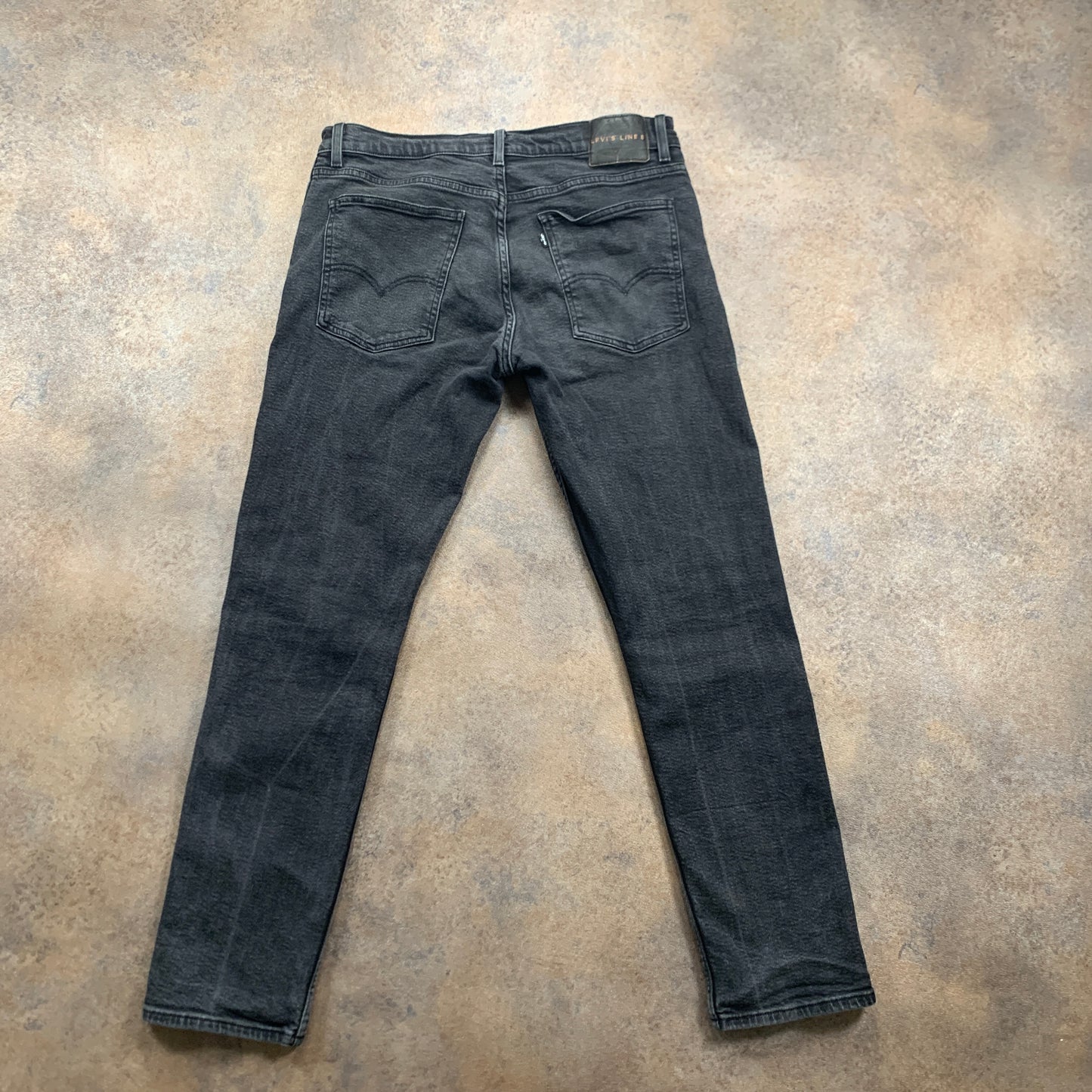LEVI'S Line 8 Jeans W34 L30 Mens Skinny Fit Grey