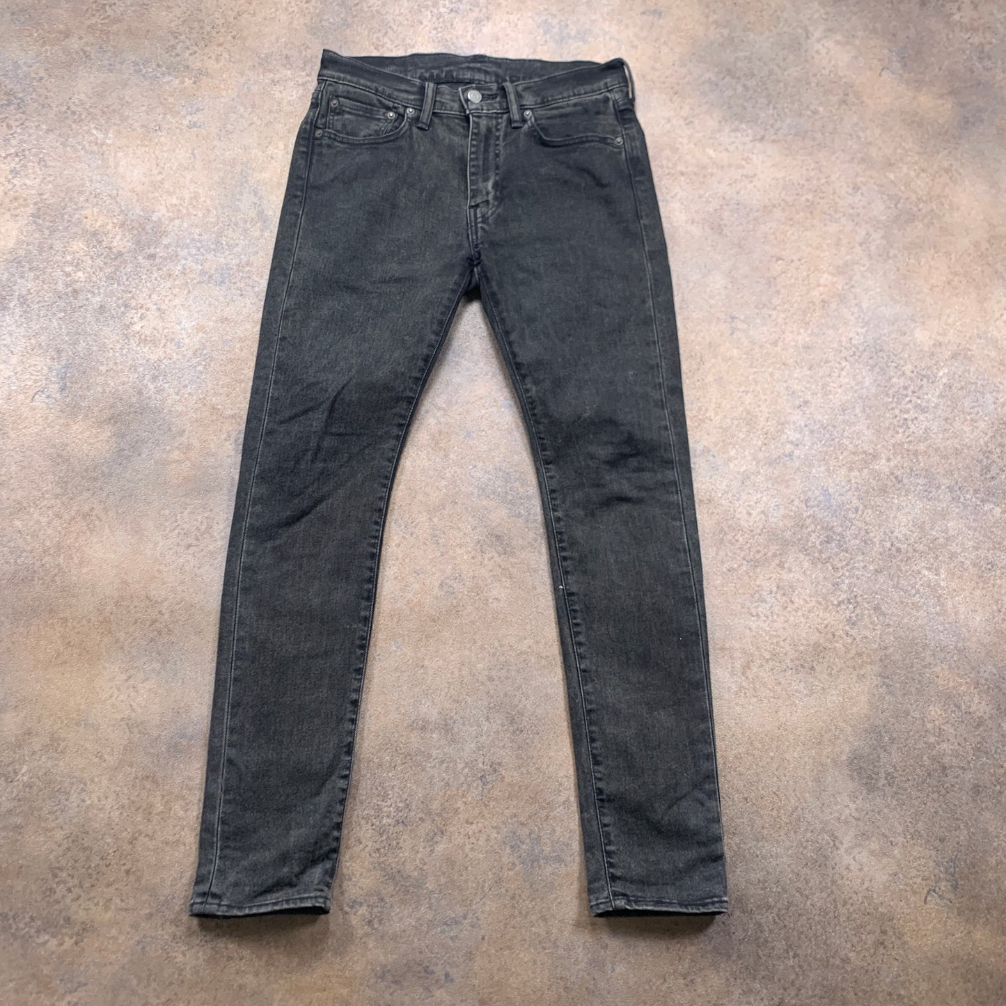 LEVI'S 519 Jeans W30 L30 Mens Skinny Fit Grey
