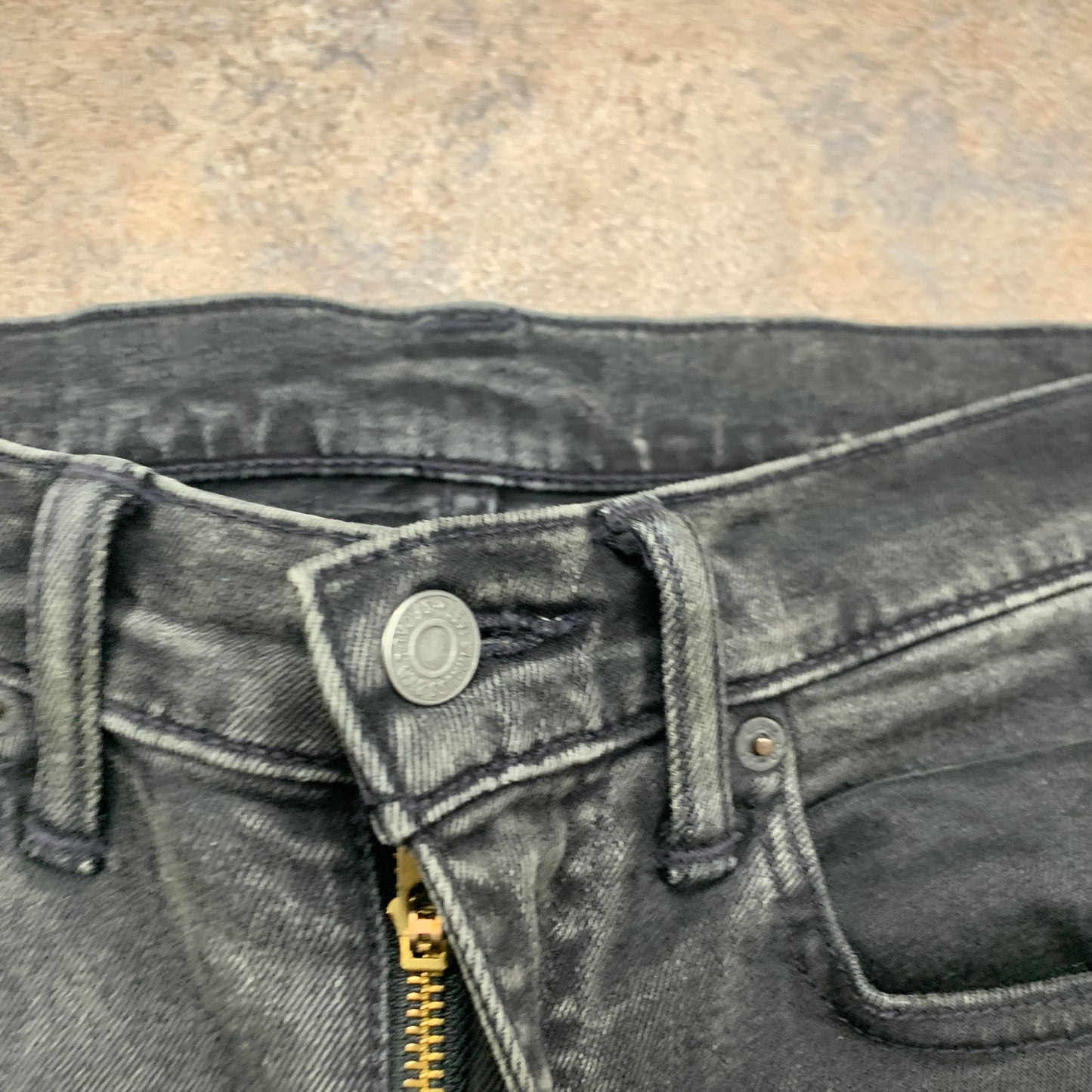 LEVI'S 519 Jeans W30 L30 Mens Skinny Fit Grey