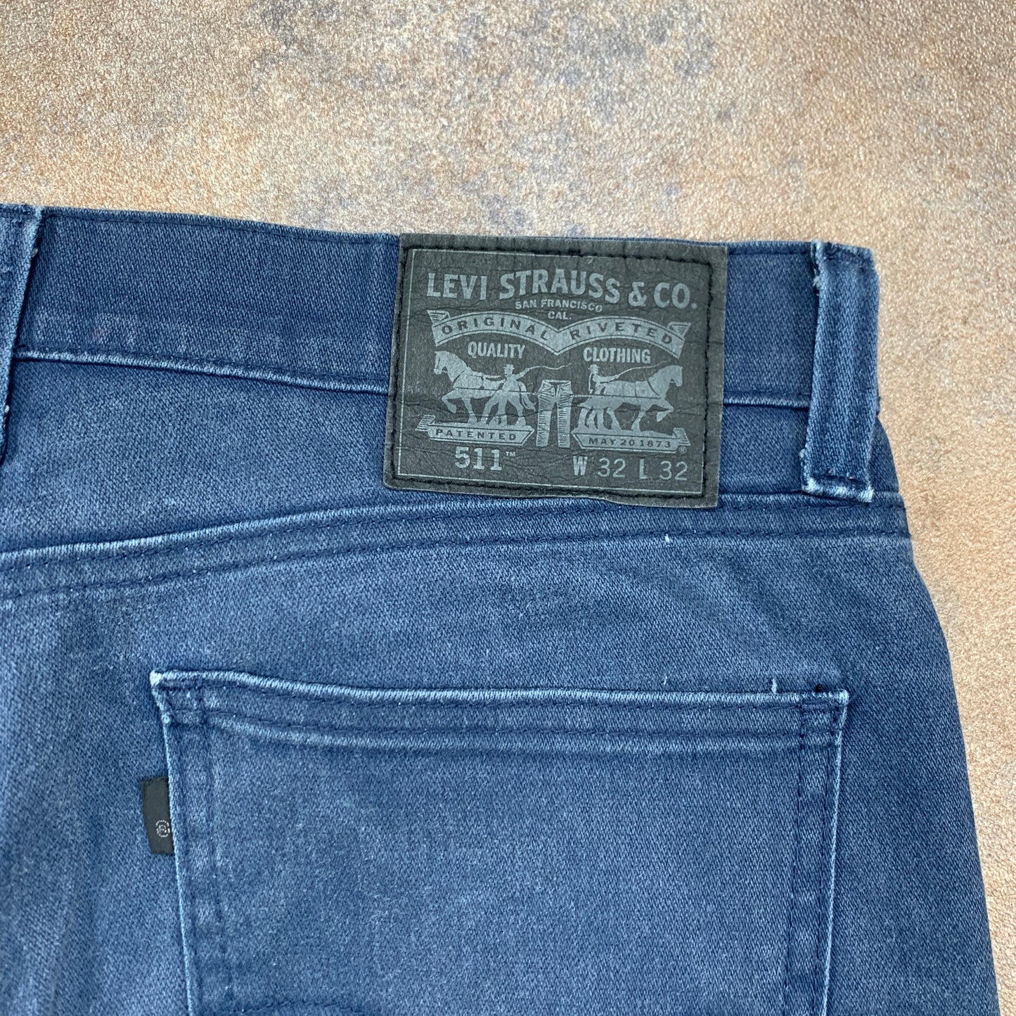 LEVI'S 511 Jeans W32 L32 Mens Slim Fit Blue