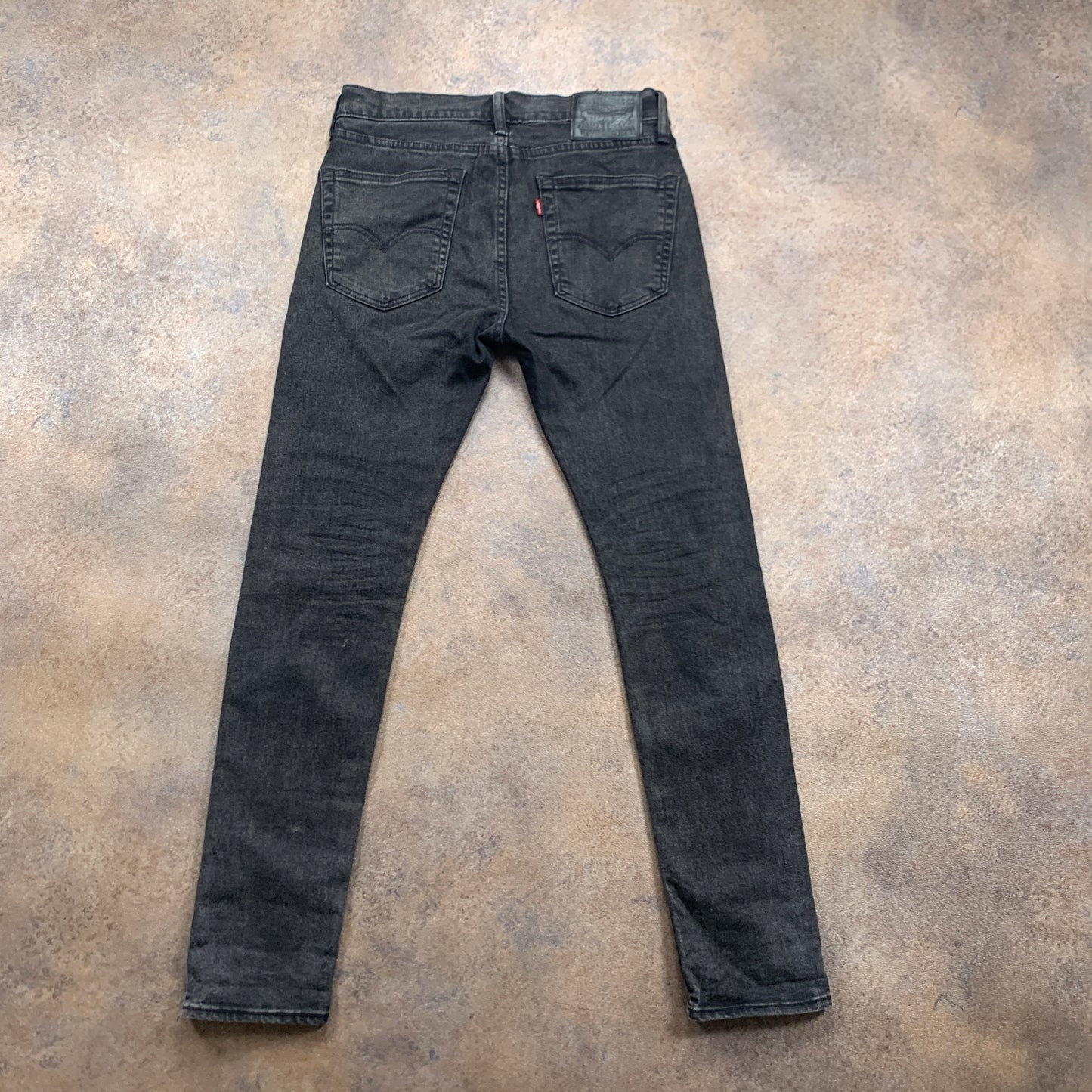 LEVI'S 519 Jeans W30 L30 Mens Skinny Fit Grey