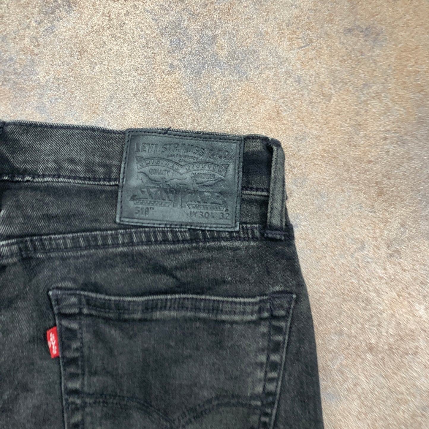 LEVI'S 519 Jeans W30 L30 Mens Skinny Fit Grey