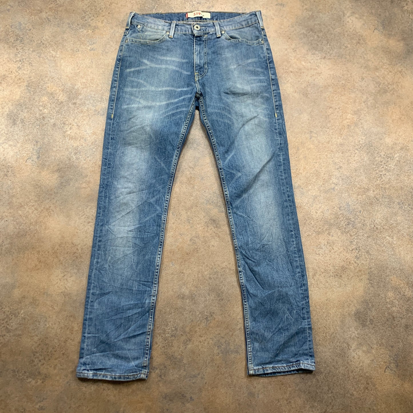 Vintage LEVI'S 519 Jeans W32 L32 Mens Slim Fit Blue