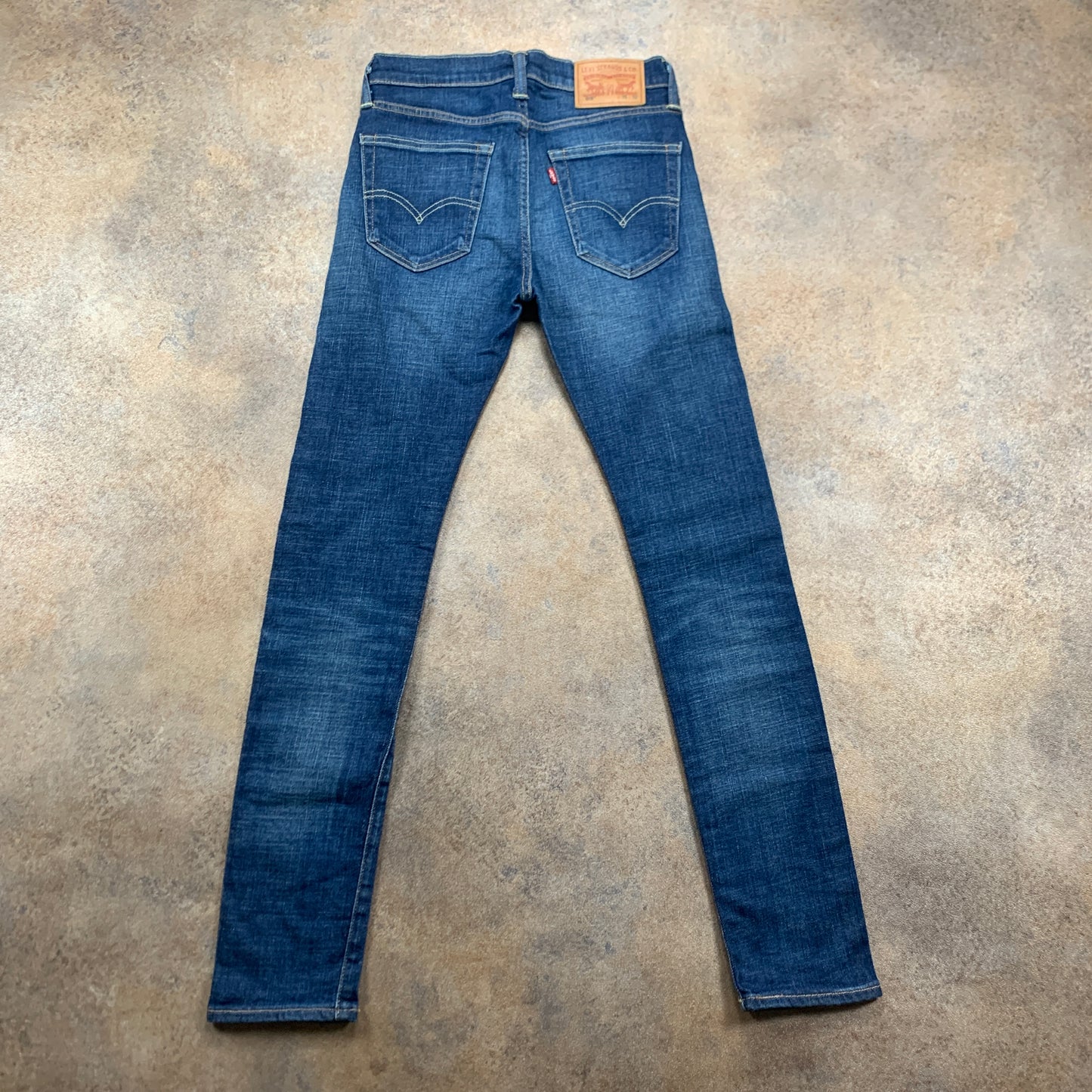 LEVI'S 519 Jeans W29 L31 Mens Skinny Fit Blue