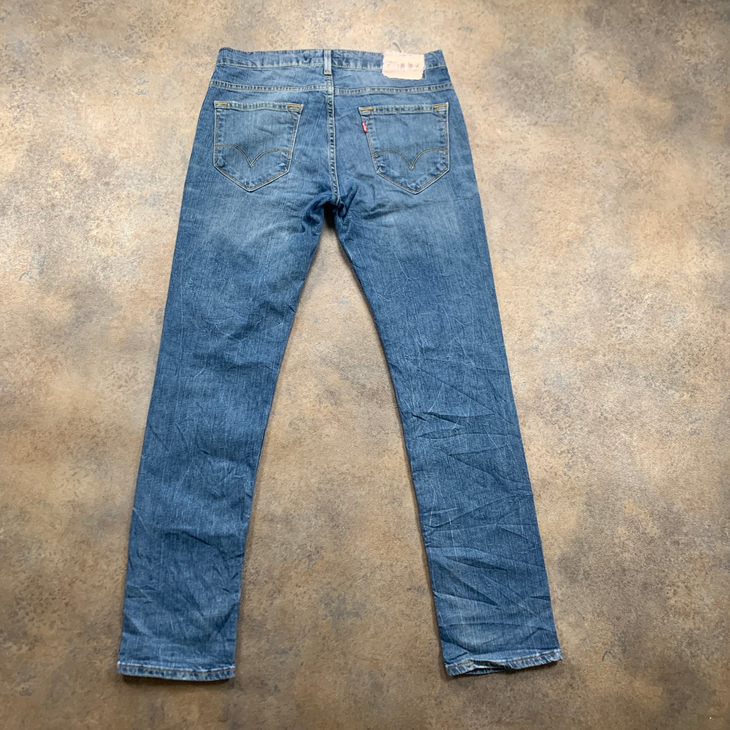 Vintage LEVI'S 519 Jeans W32 L32 Mens Slim Fit Blue