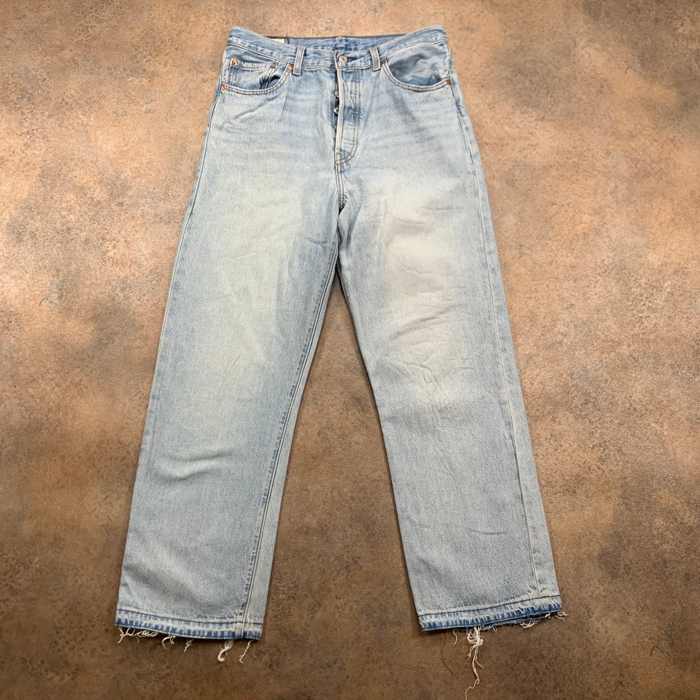 LEVI'S Jeans W31 L29 Mens Relaxed Fit Straight Blue