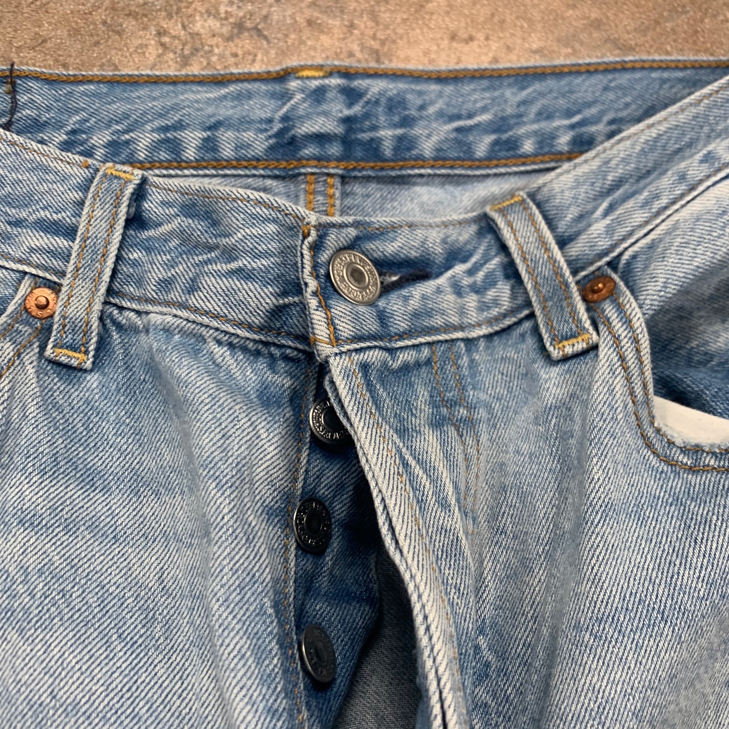LEVI'S Jeans W31 L29 Mens Relaxed Fit Straight Blue