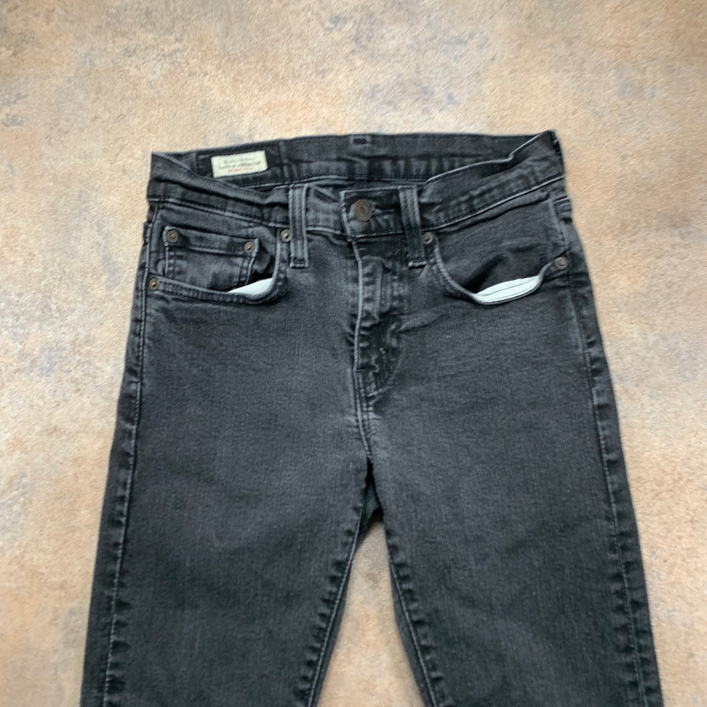 LEVI'S Skinny Tapered Jeans W28 L30 Mens Grey