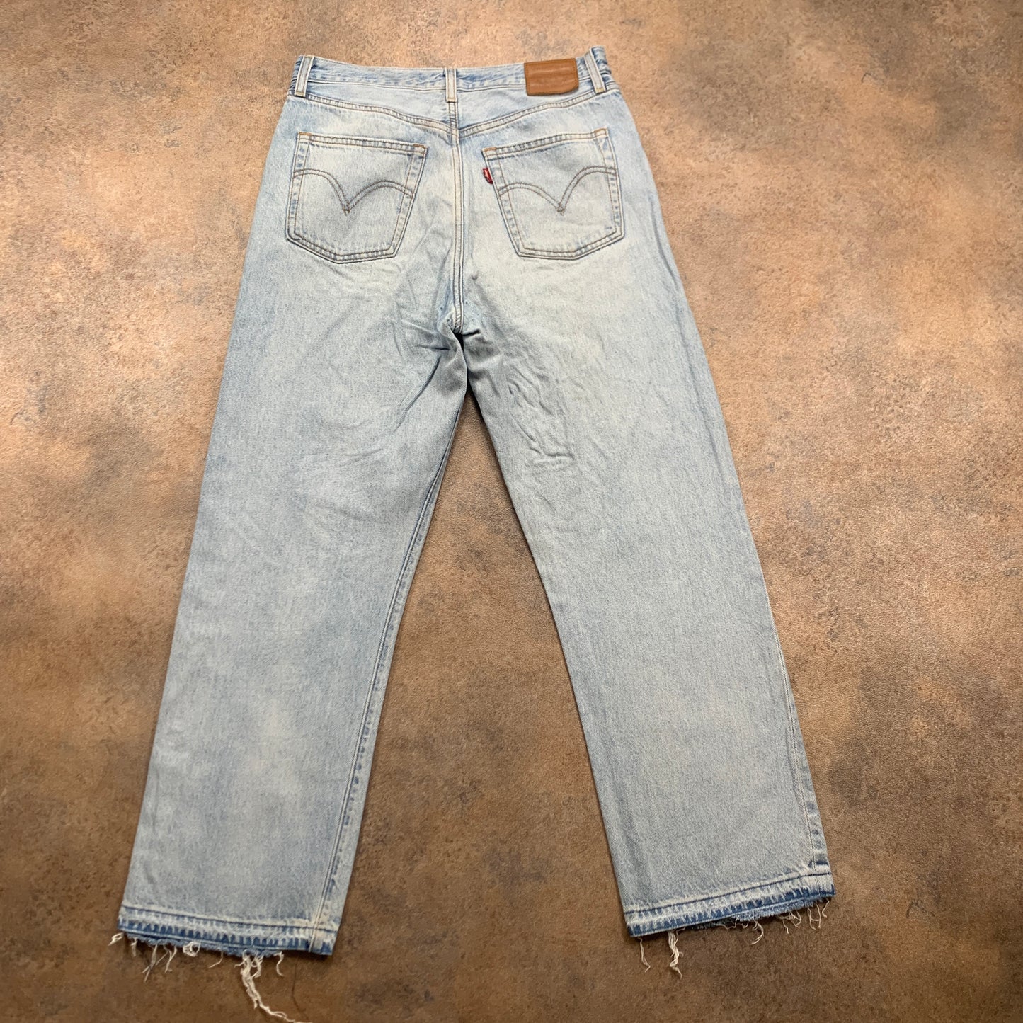 LEVI'S Jeans W31 L29 Mens Relaxed Fit Straight Blue
