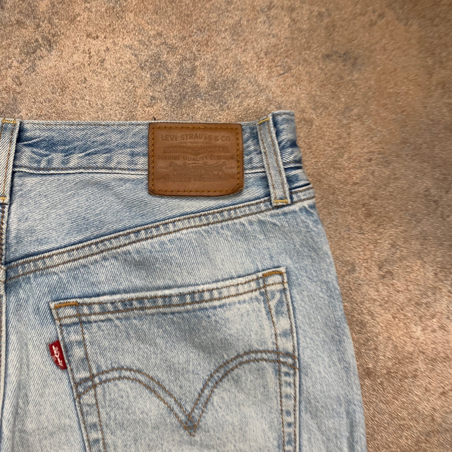 LEVI'S Jeans W31 L29 Mens Relaxed Fit Straight Blue