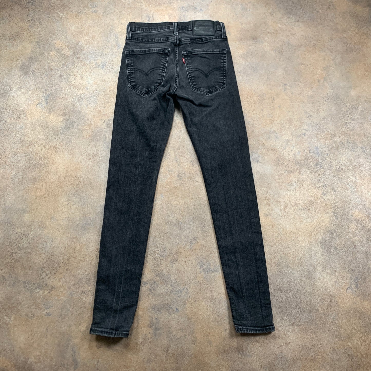 LEVI'S Skinny Tapered Jeans W28 L30 Mens Grey