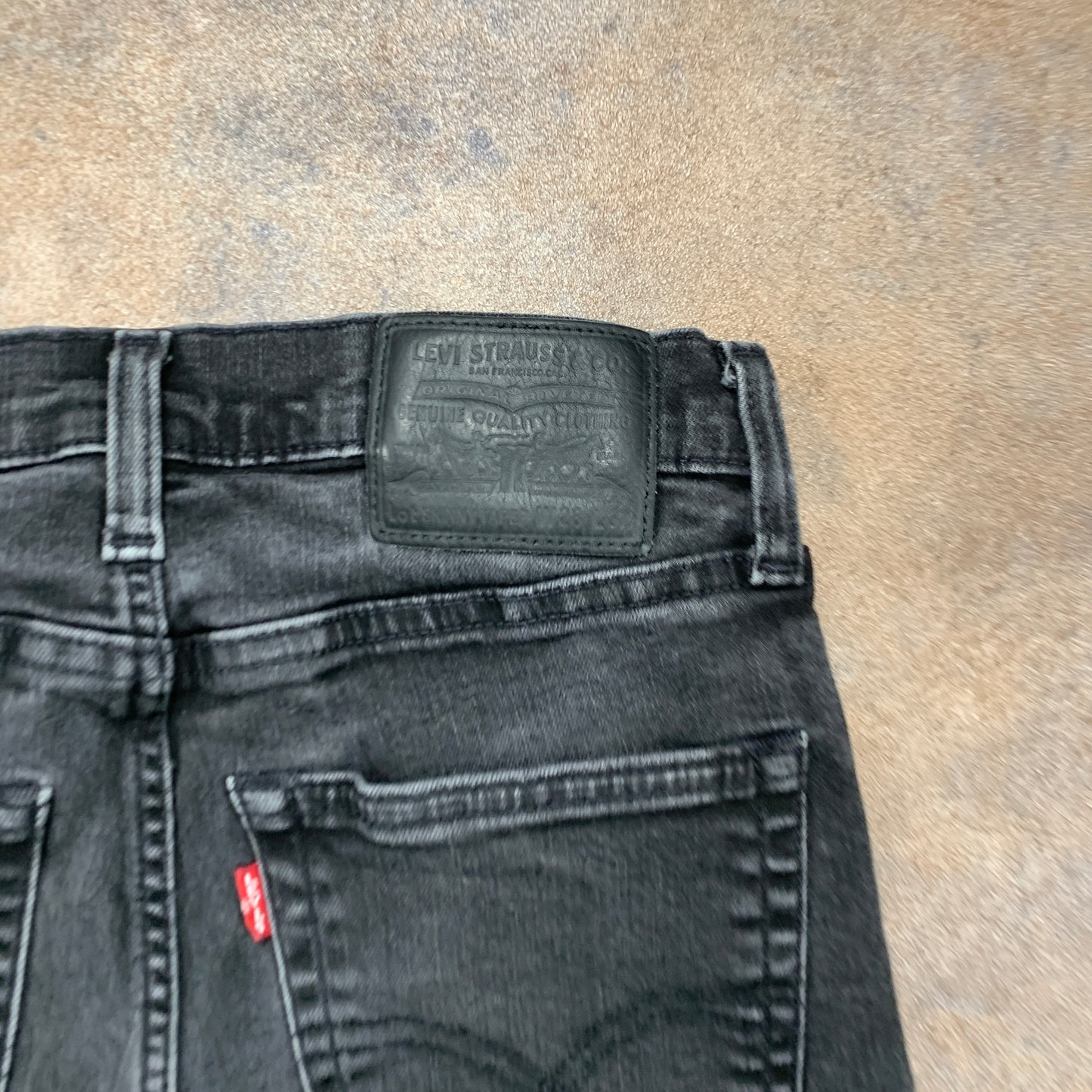 LEVI'S Skinny Tapered Jeans W28 L30 Mens Grey