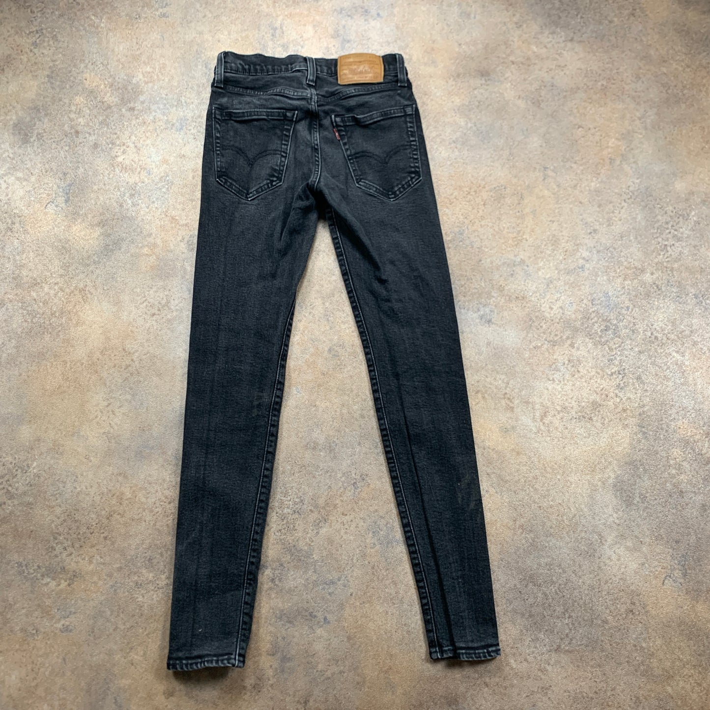 LEVI'S Skinny Tapered Jeans W28 L30 Mens Grey