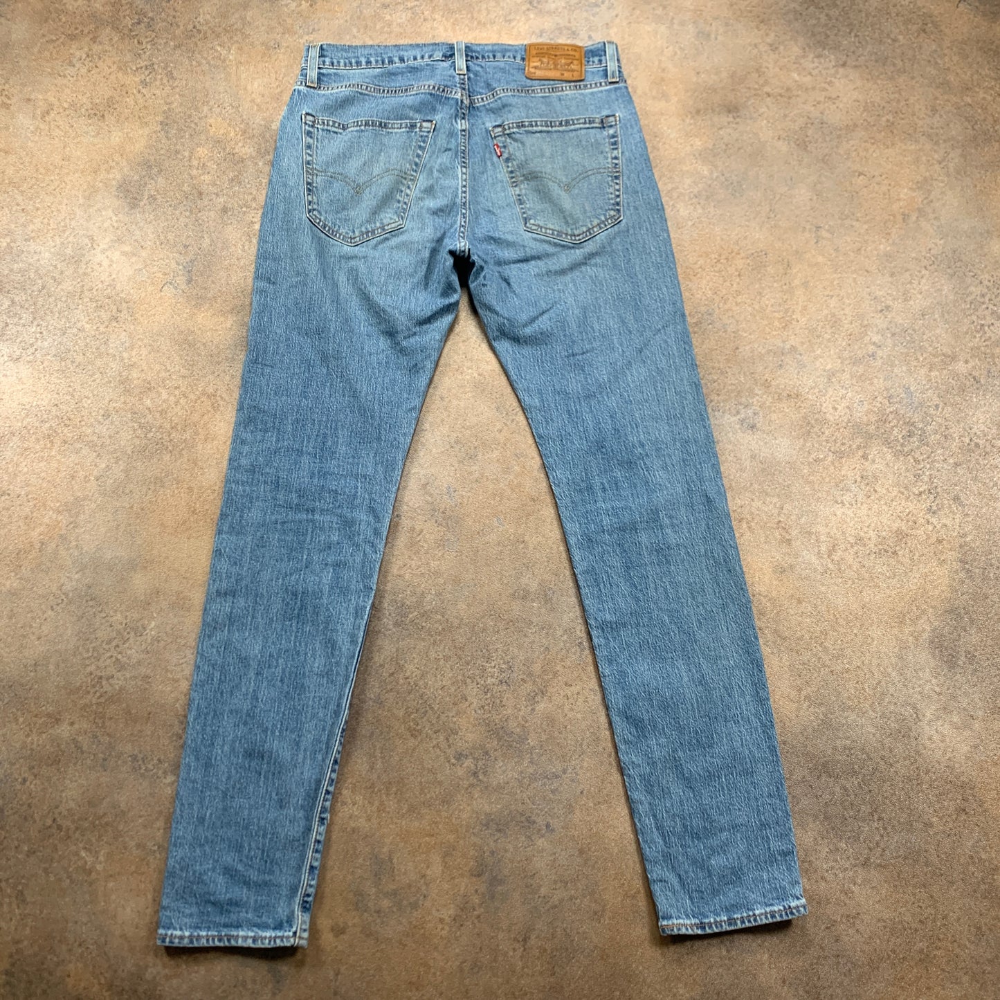 LEVI'S 512 Jeans W32 L33 Mens Slim Fit Tapered Blue