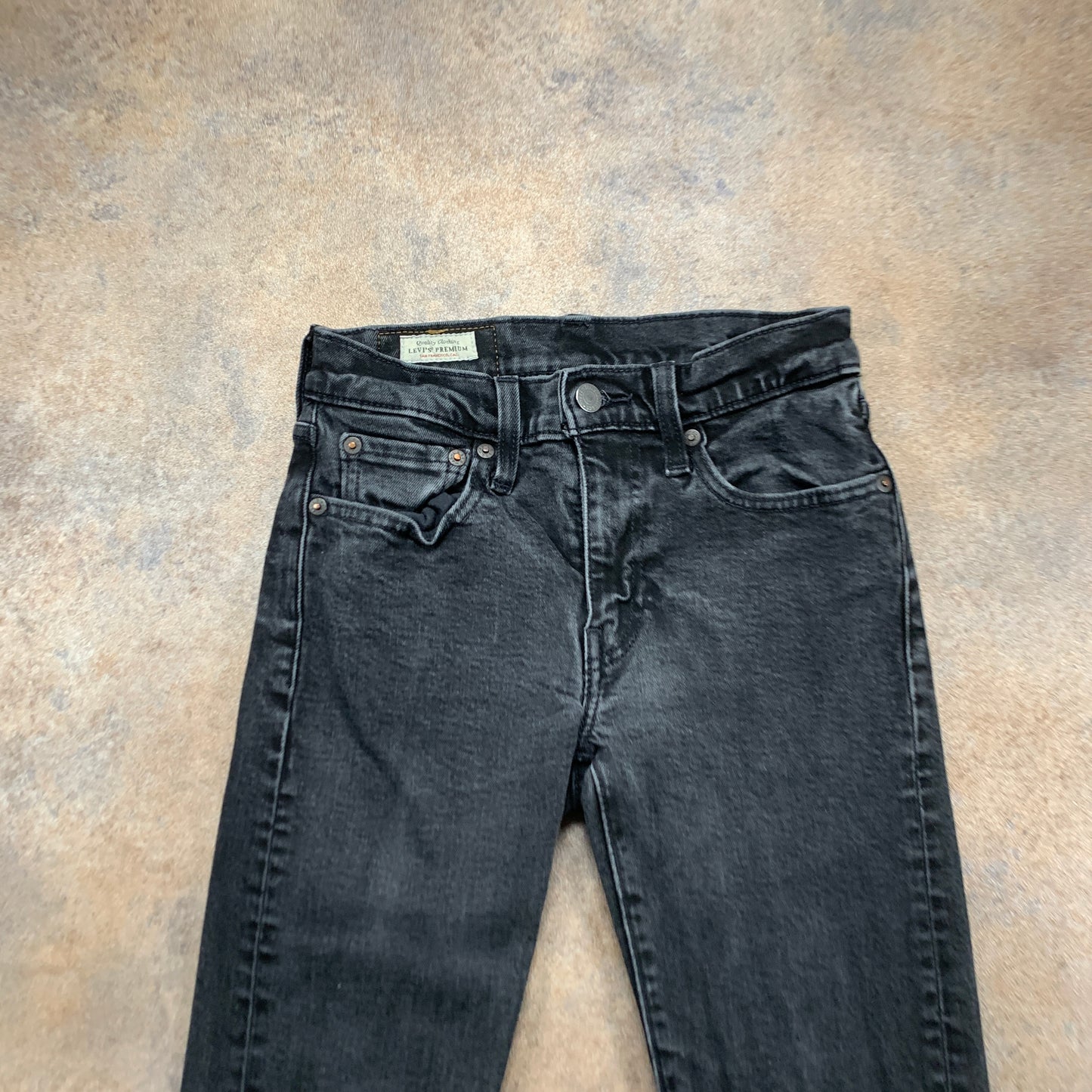 LEVI'S Skinny Tapered Jeans W28 L30 Mens Grey