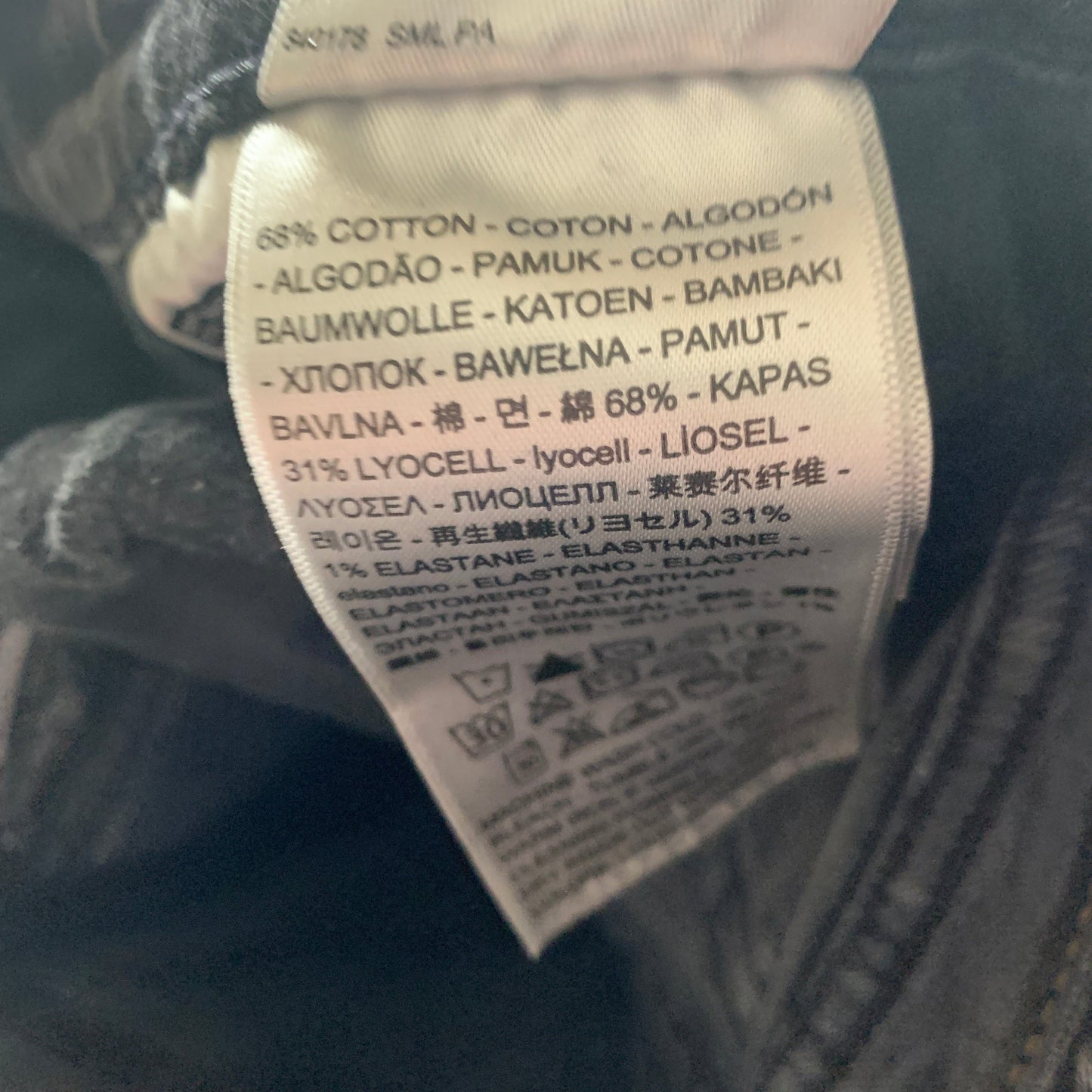 LEVI'S Skinny Tapered Jeans W28 L30 Mens Grey