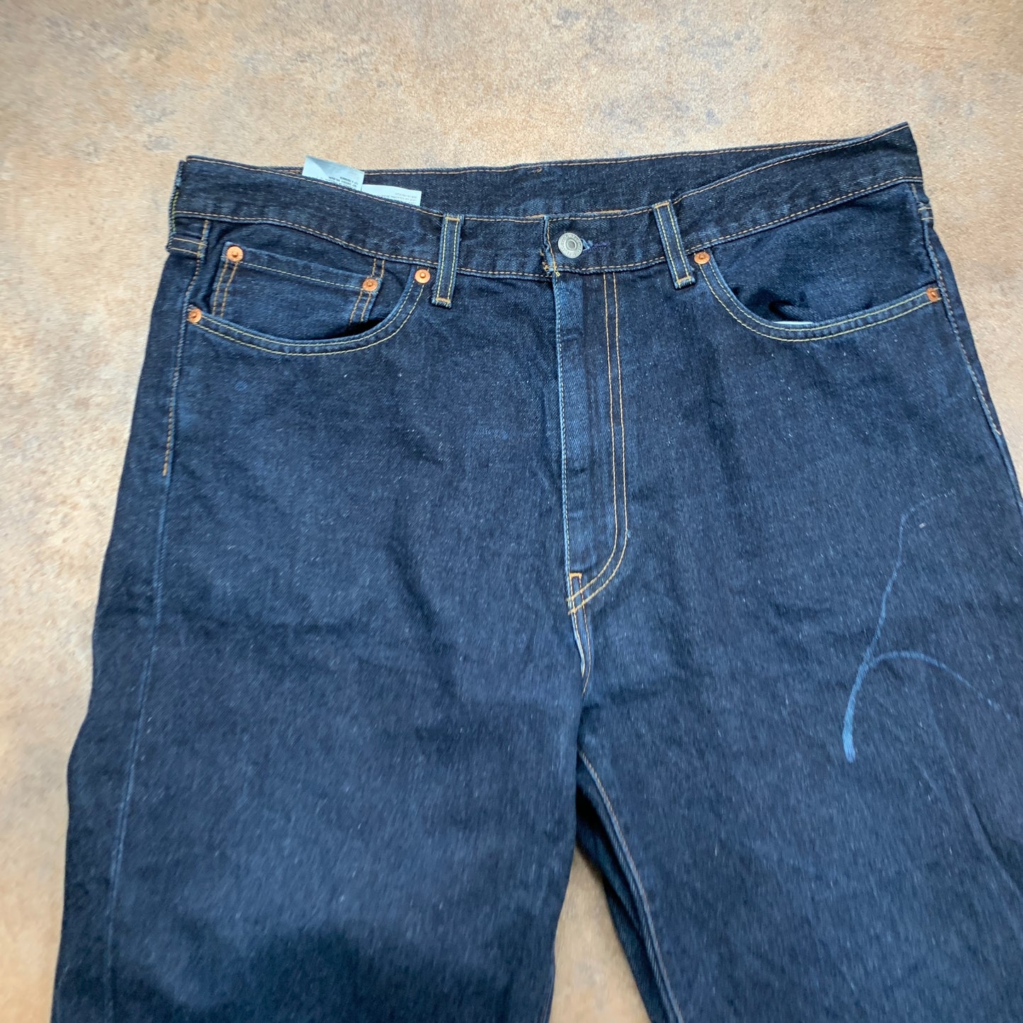 LEVI'S Stay Loose Jeans W36 L32 Mens Relaxed Fit Straight Blue
