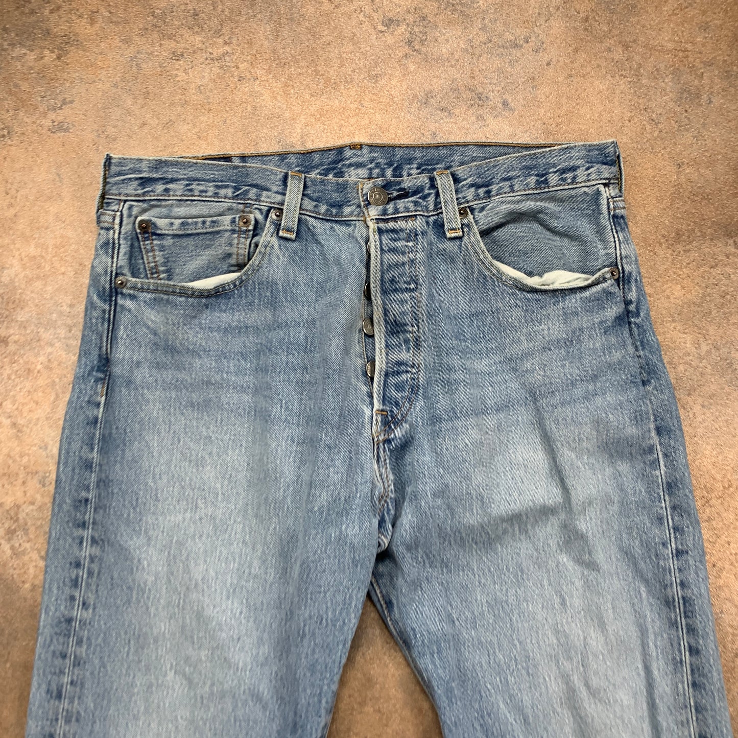 Vintage LEVI'S 501 Jeans W32 L32 Mens Regular Fit Straight Blue