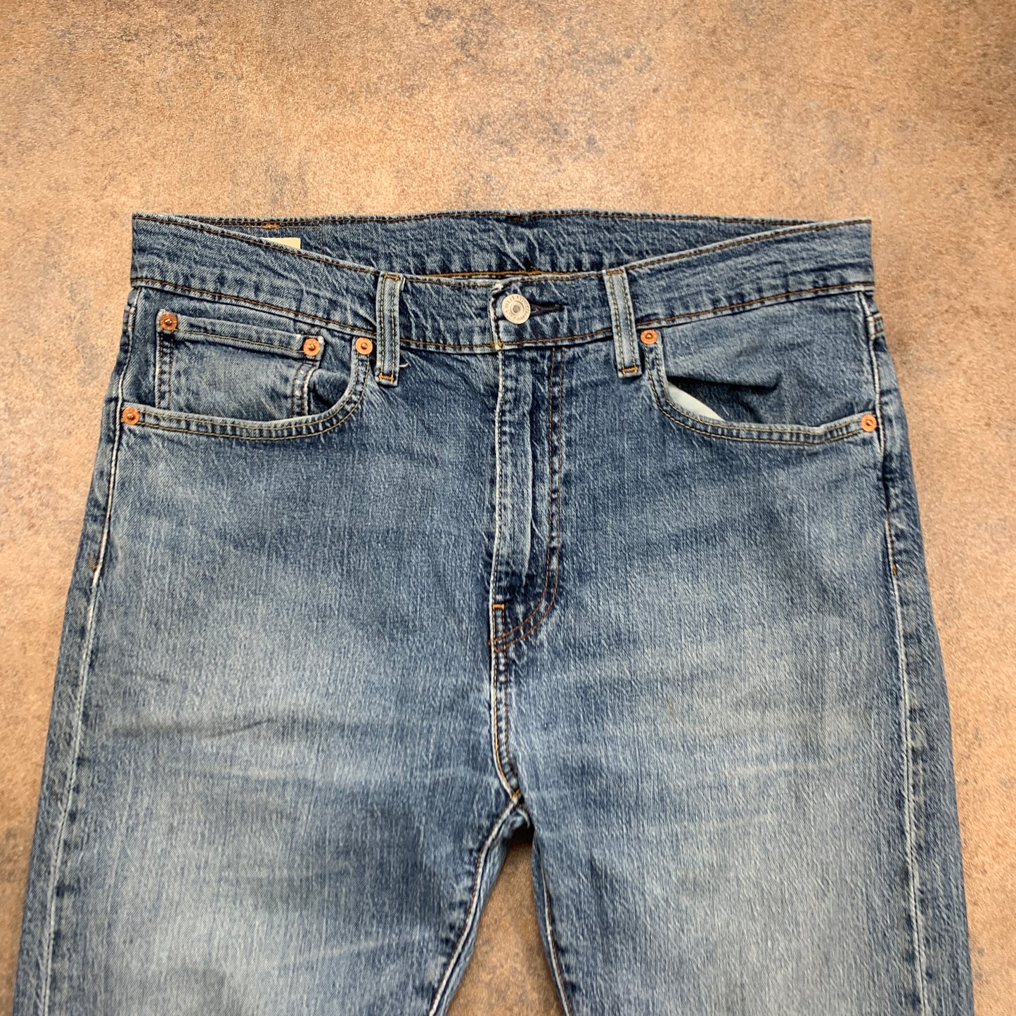 LEVI'S 512 Jeans W34 L31 Mens Slim Fit Tapered Blue