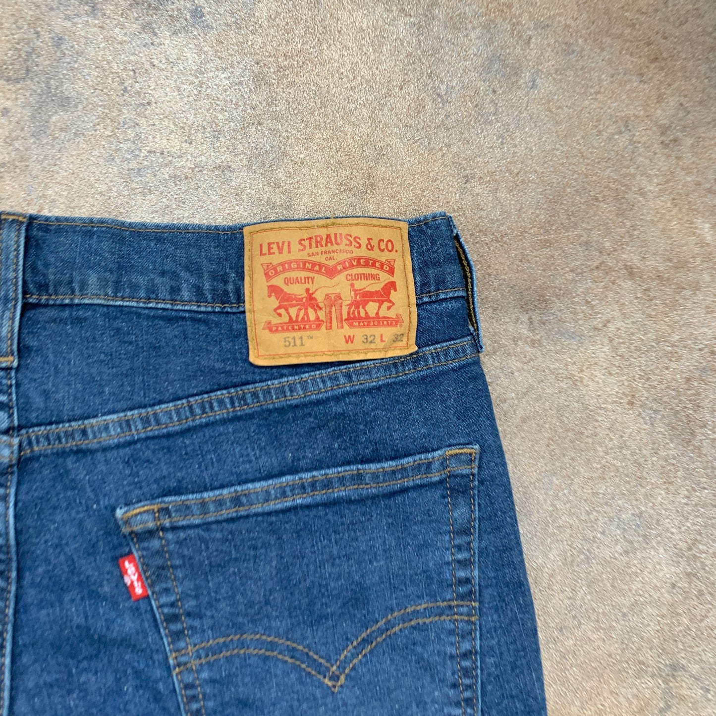 LEVI'S 511 Jeans W32 L24 Mens Slim Fit Blue
