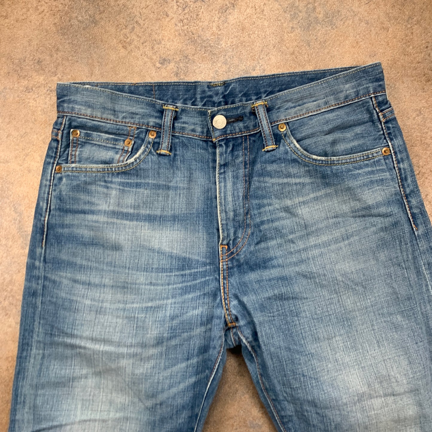 LEVI'S 508 Jeans W30 L29 Mens Slim Fit Straight Blue