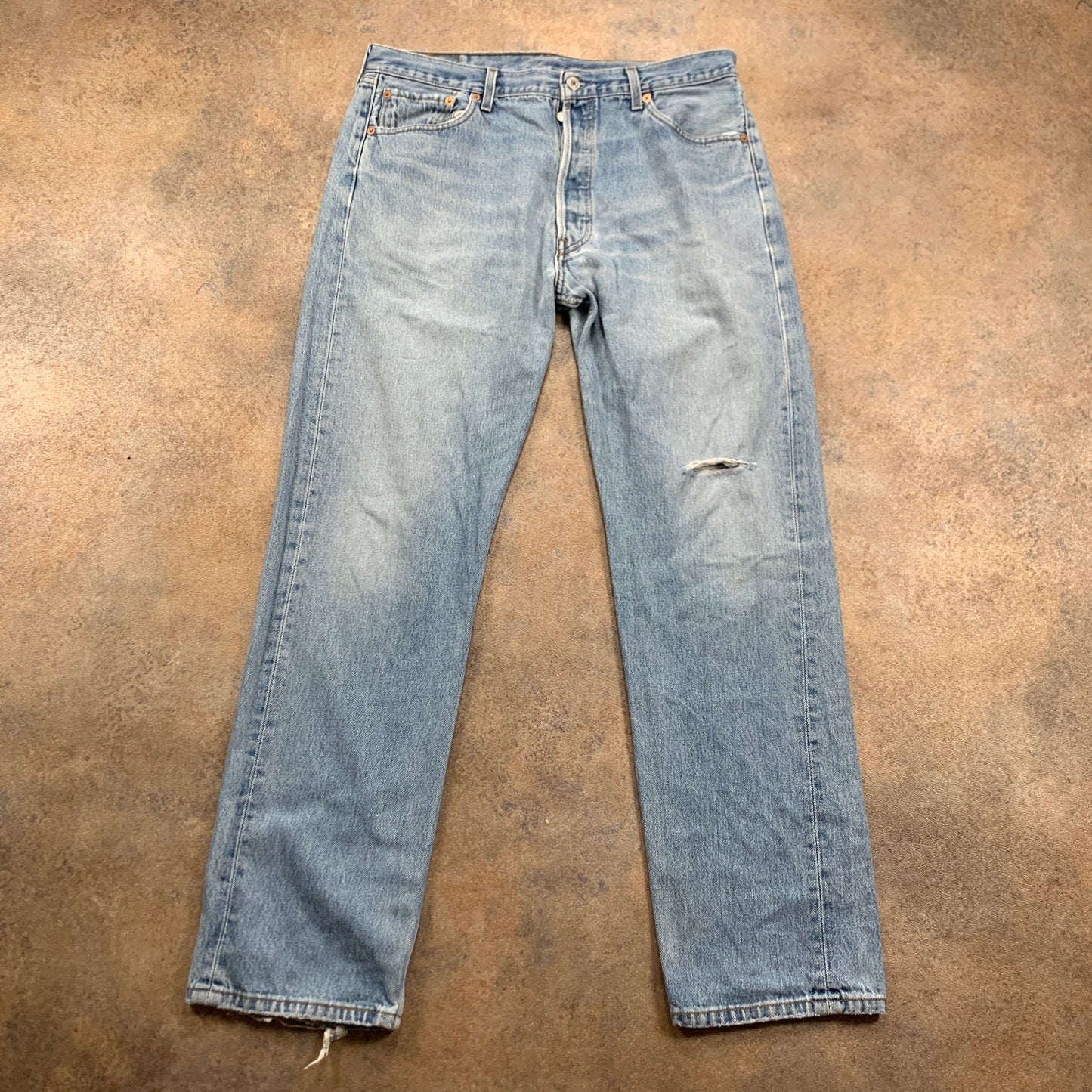 Vintage LEVI'S 501 Jeans W36 L32 Mens Regular Fit Straight Blue