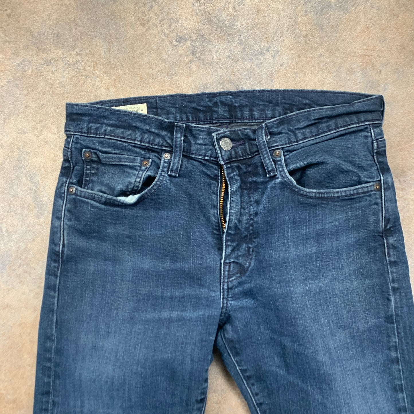 LEVI'S Skinny Tapered Jeans W32 L29 Mens Blue