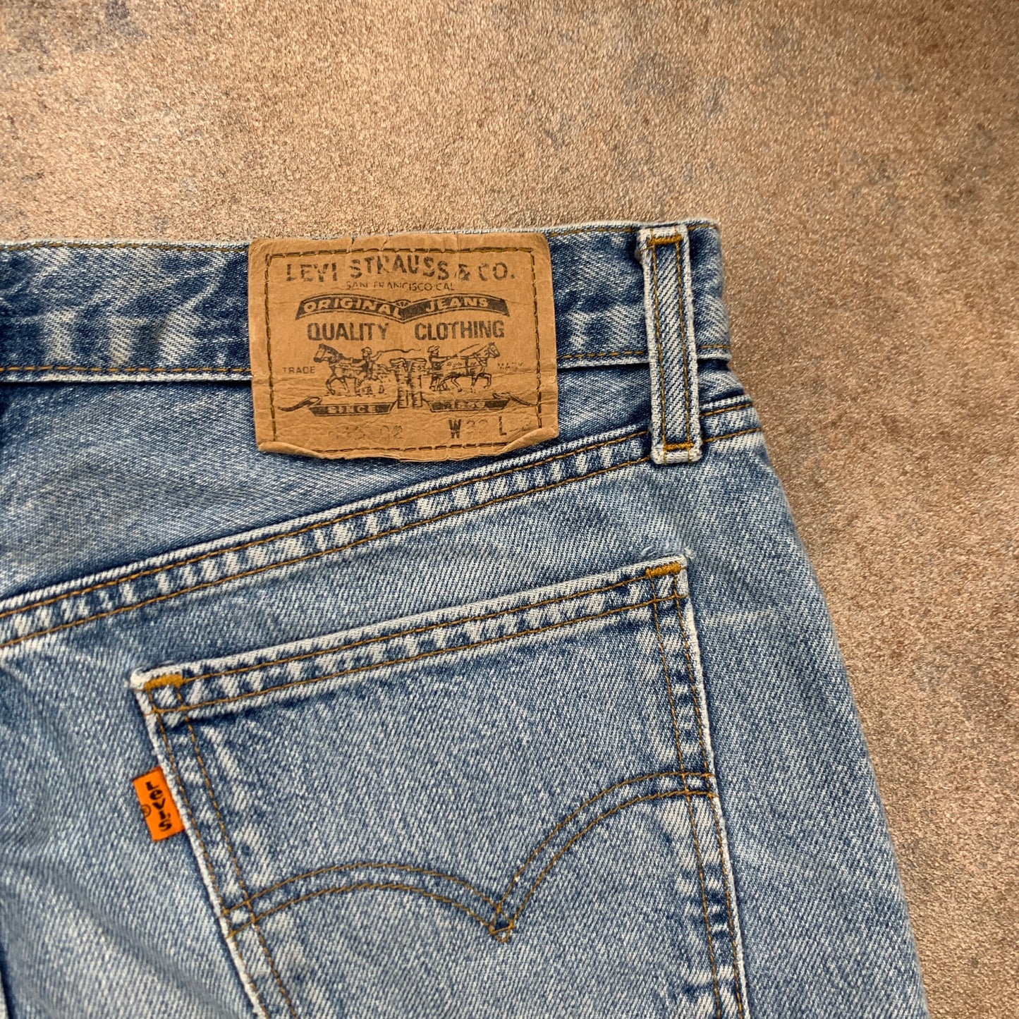 Vintage LEVI'S 615 Jeans W32 L32 Mens Regular Fit Straight Blue 70s