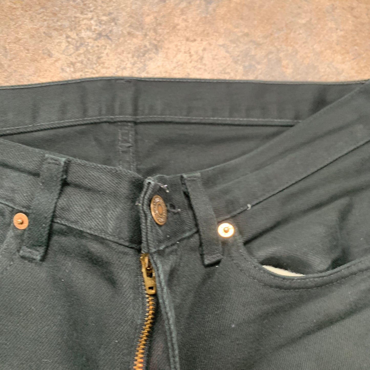 Vintage LEVI'S 751 Jeans W32 L34 Mens Regular Fit Straight Black