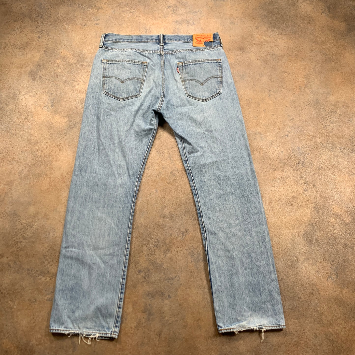LEVI'S 501 Jeans W34 L31 Mens Regular Fit Straight Blue